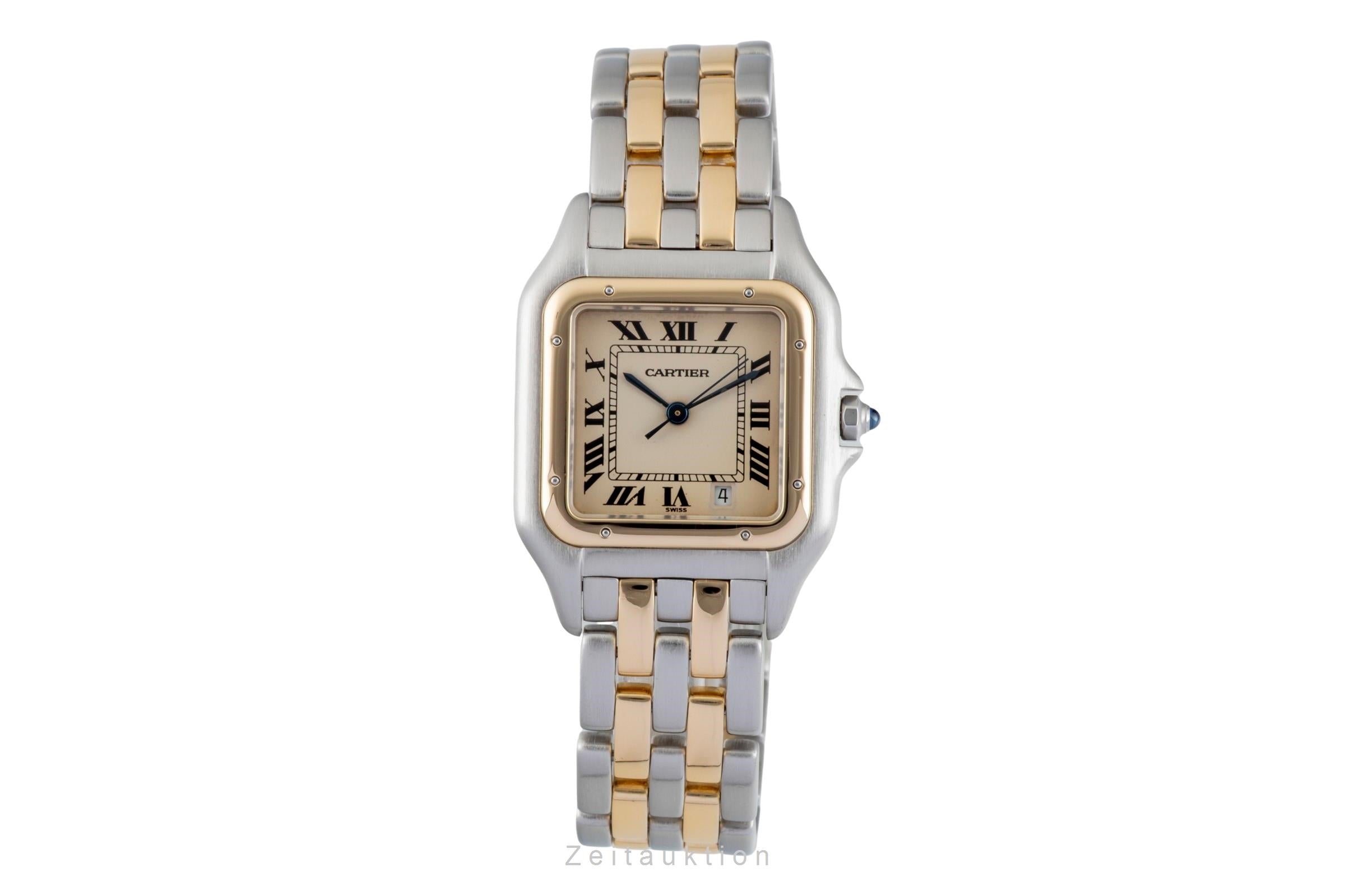 Cartier Panthere acier / or  quartz montre pour hommes 83949  [2601484]