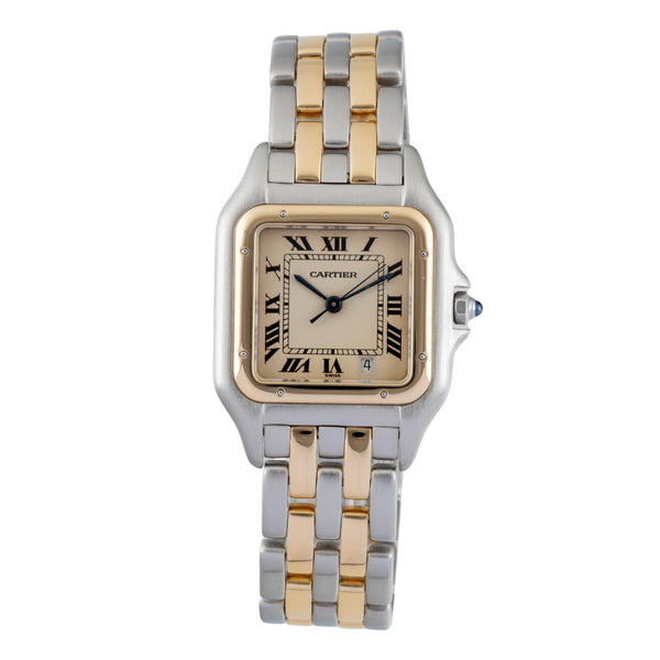 Cartier Panthere acier / or  quartz montre pour hommes 83949  [2601484]