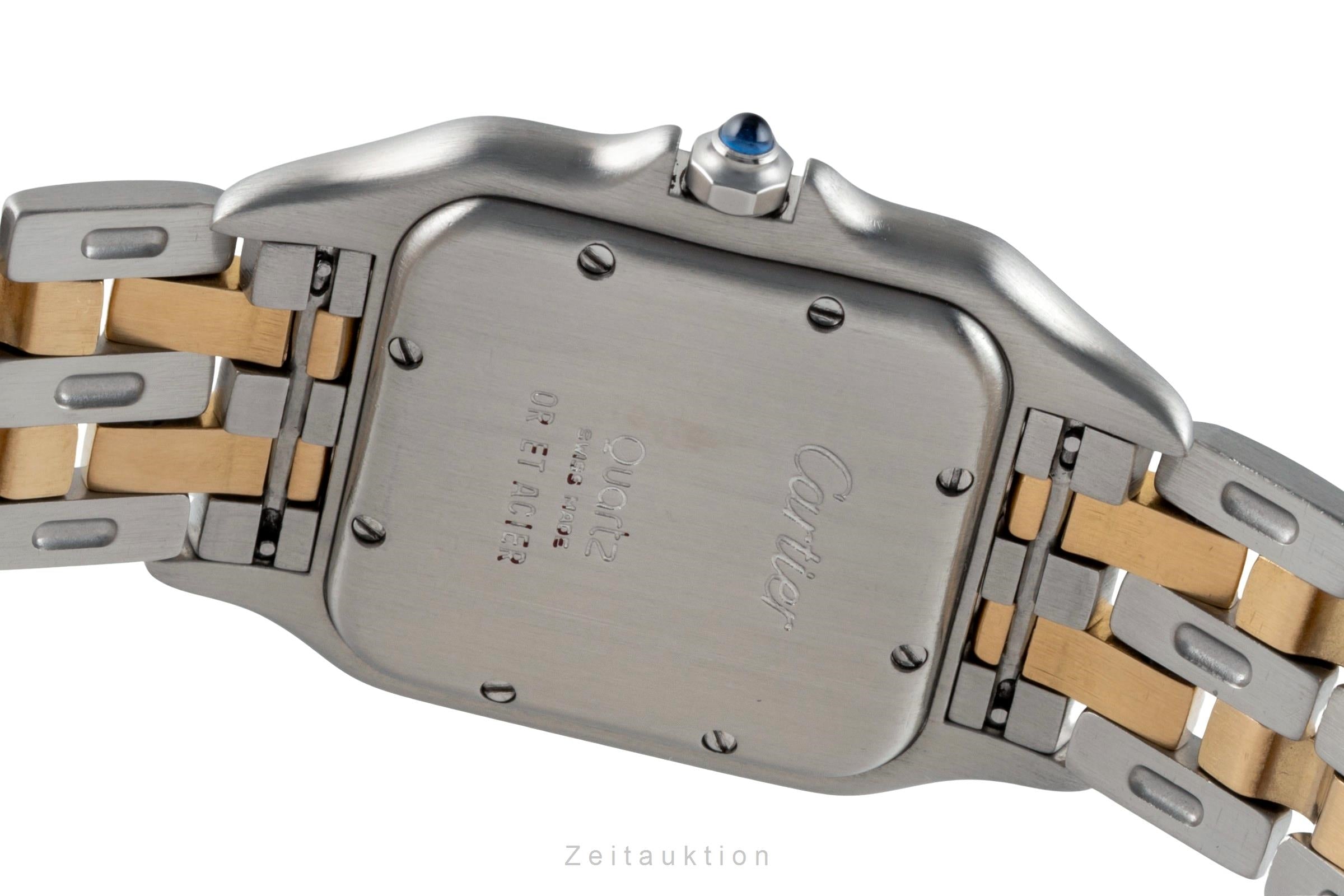 Cartier Panthere acier / or  quartz montre pour hommes 83949  [2601484]