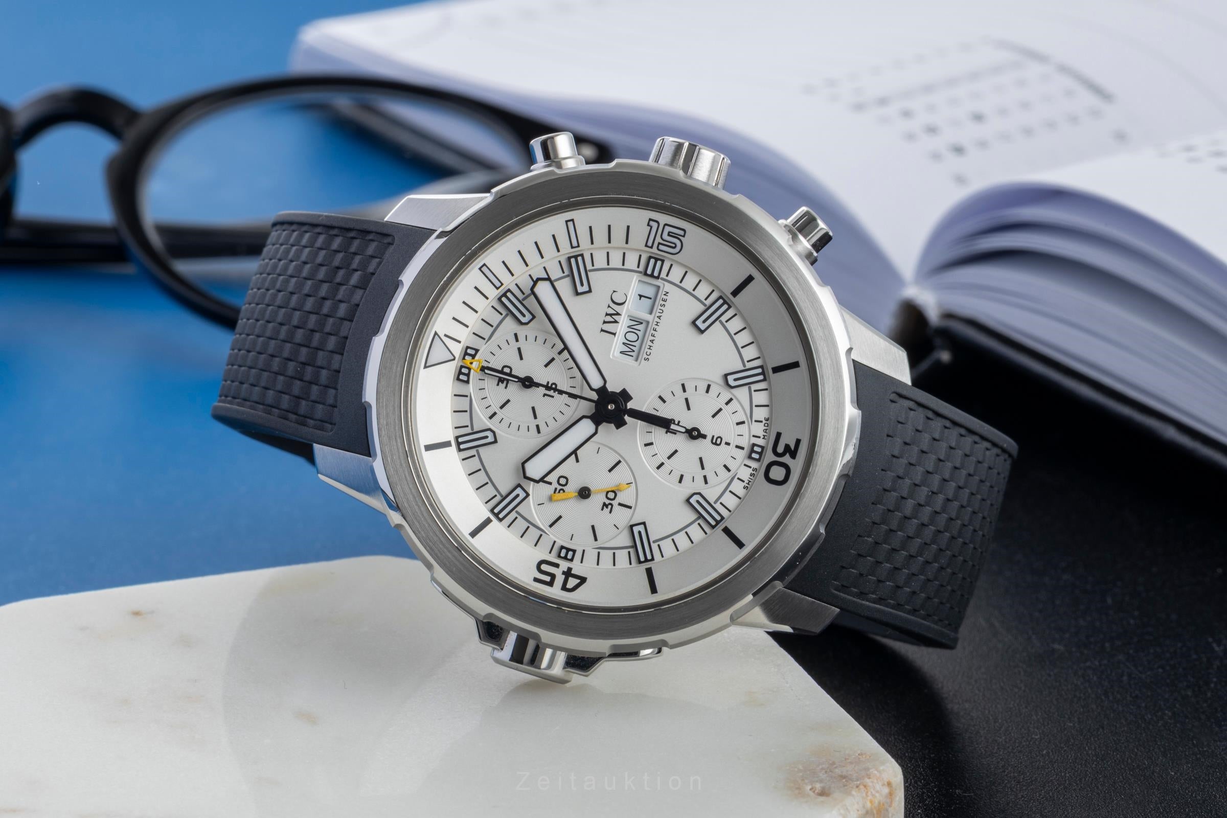 IWC Aquatimer cronógrafo acero automático reloj para caballeros IW376801  [2601485]