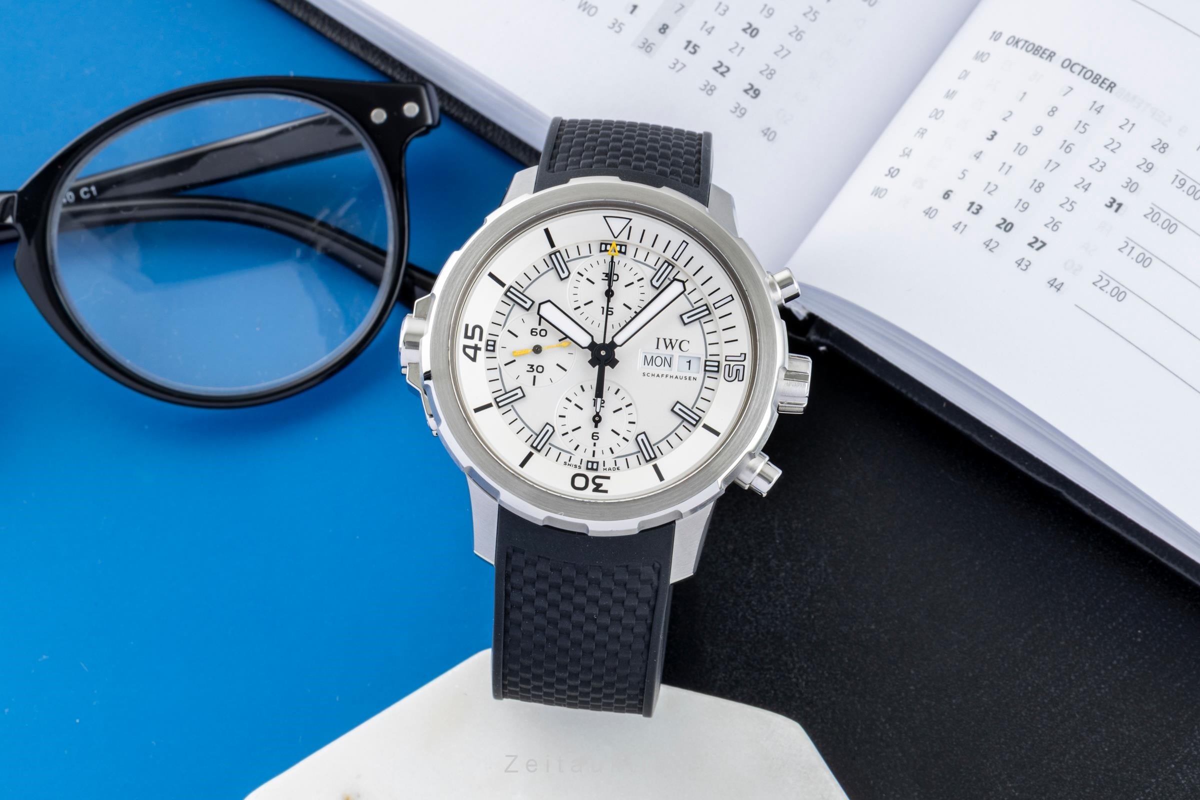 IWC Aquatimer cronógrafo acero automático reloj para caballeros IW376801  [2601485]
