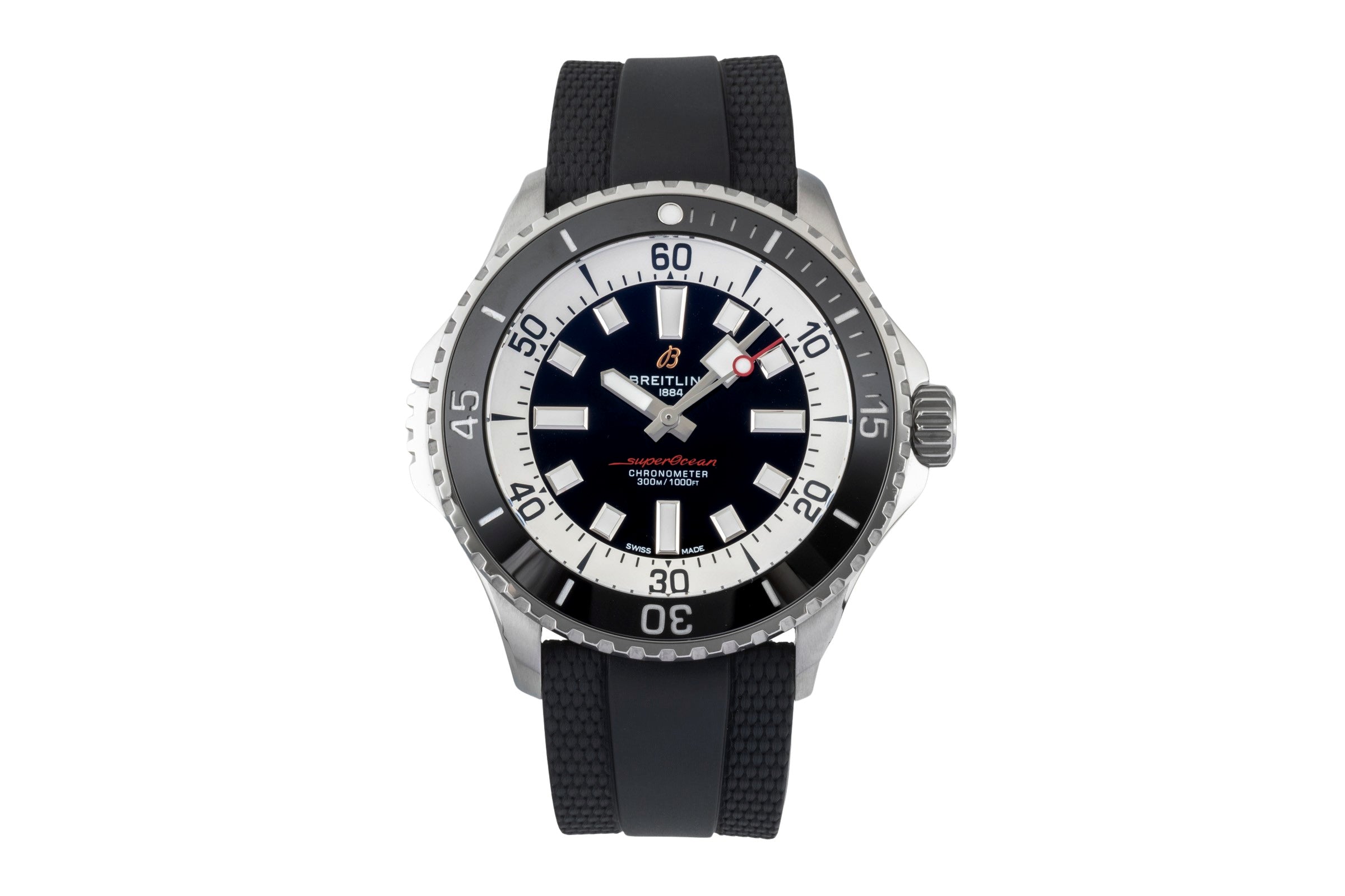 Breitling Superocean Stahl Automatik Herrenuhr Ref. A17378211B1S1 B&P 2023 [2601488]