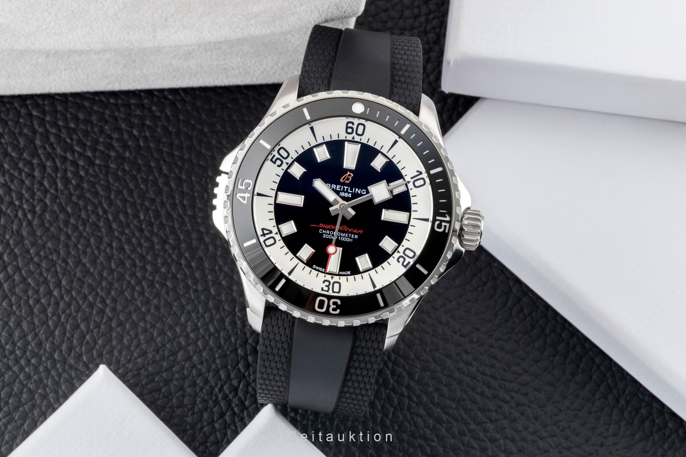 Breitling Superocean acero automático reloj para caballeros A17378211B1S1 LP: 5450EUR  [2601488]