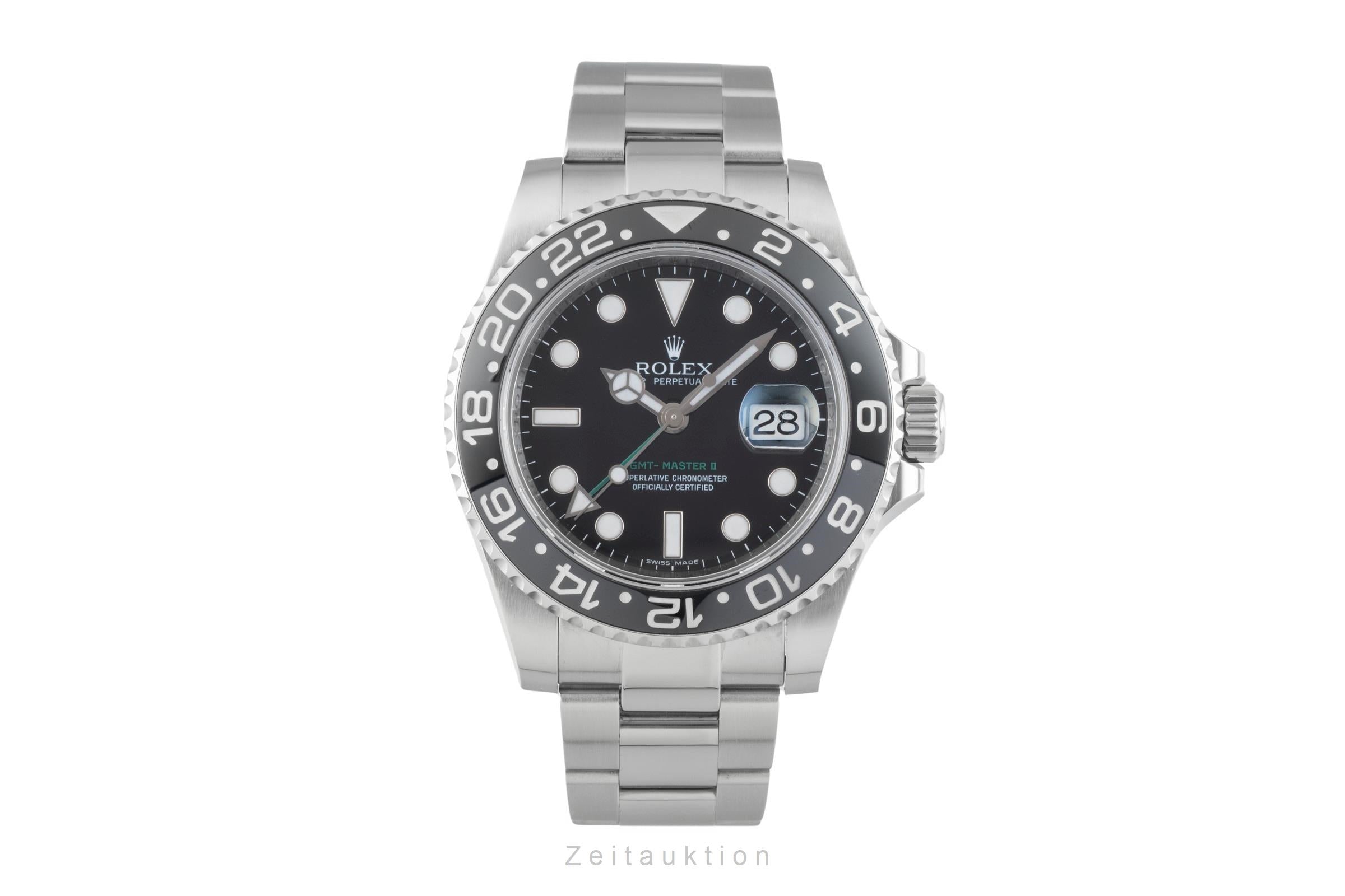 Rolex GMT-Master II steel automatic men's watch 116710LN  [2601492]