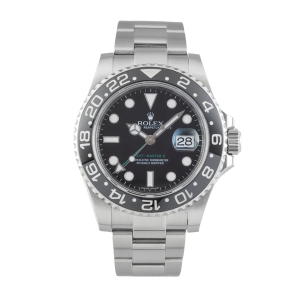 Rolex GMT-Master II steel automatic men's watch 116710LN  [2601492]