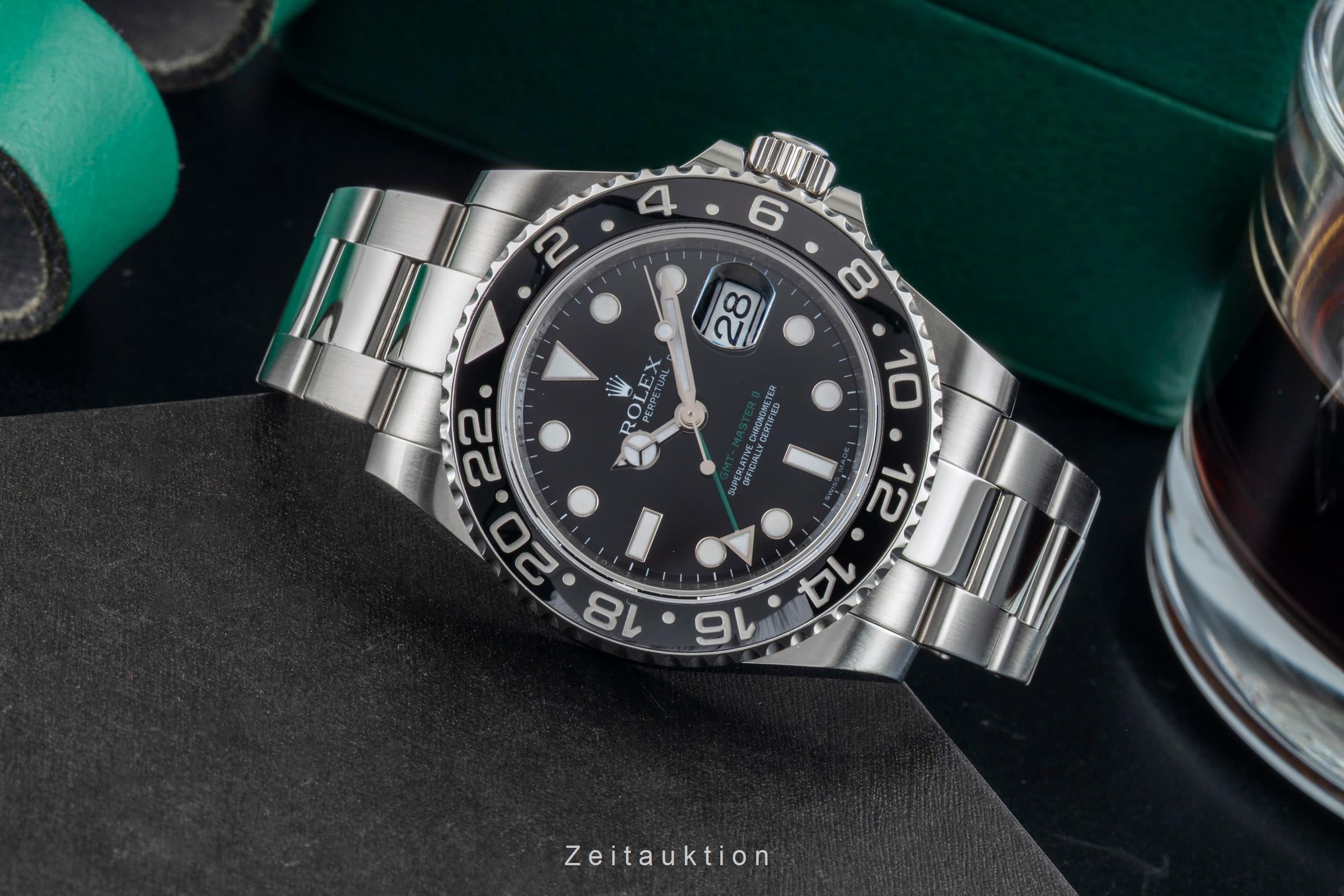 Rolex GMT-Master II steel automatic men's watch 116710LN  [2601492]