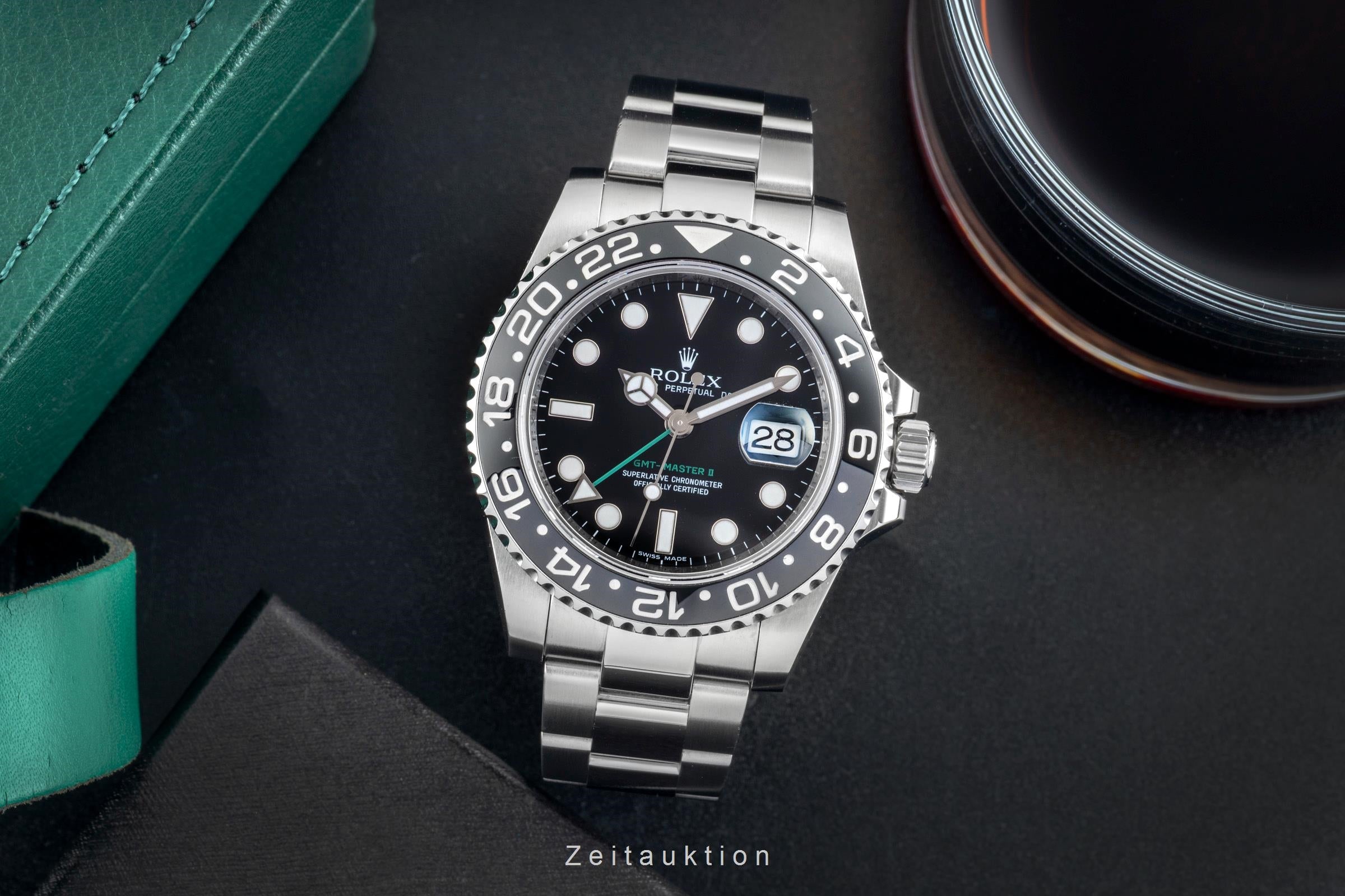 Rolex GMT-Master II steel automatic men's watch 116710LN  [2601492]