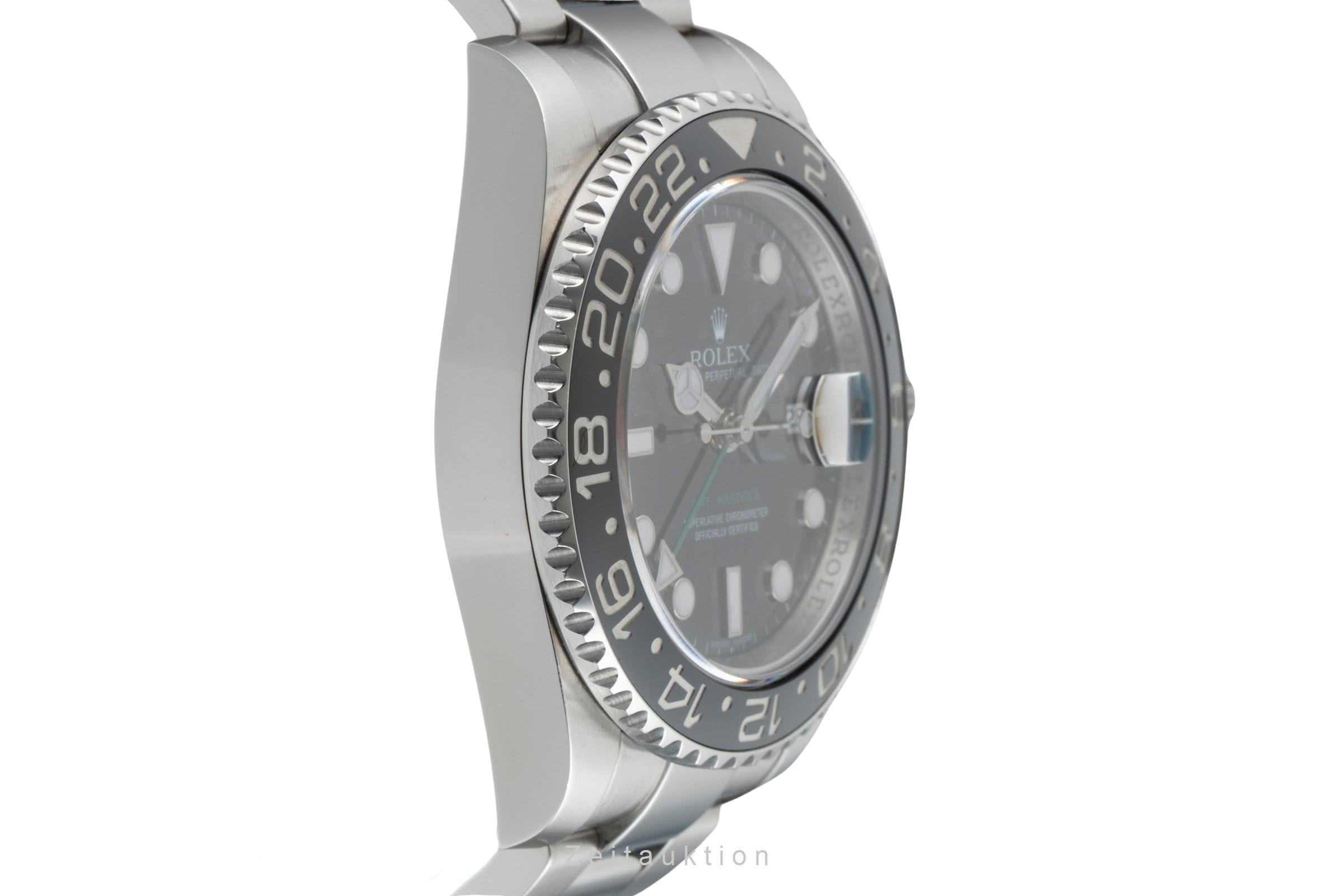 Rolex GMT-Master II steel automatic men's watch 116710LN  [2601492]