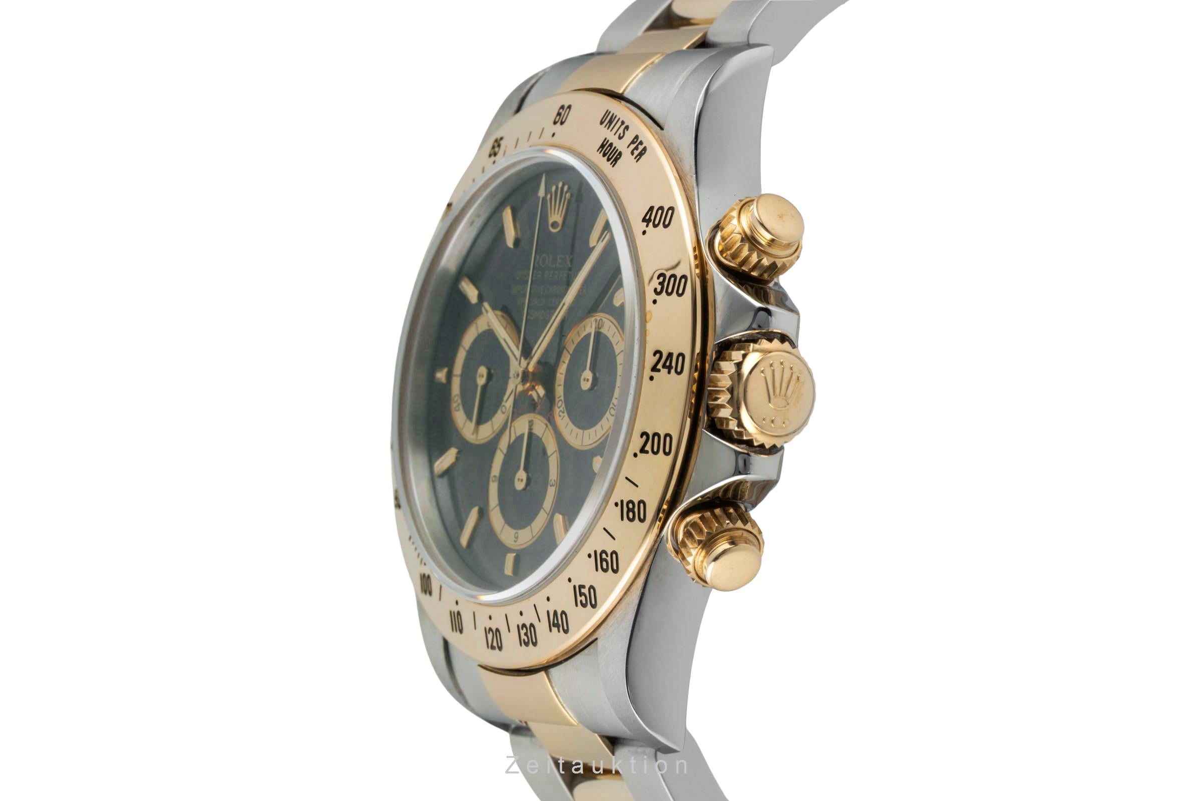 Rolex Daytona Zenith Chronograph Inverted 6 Stahl/Gold Automatik Ref. 16523 Box  [2601495]