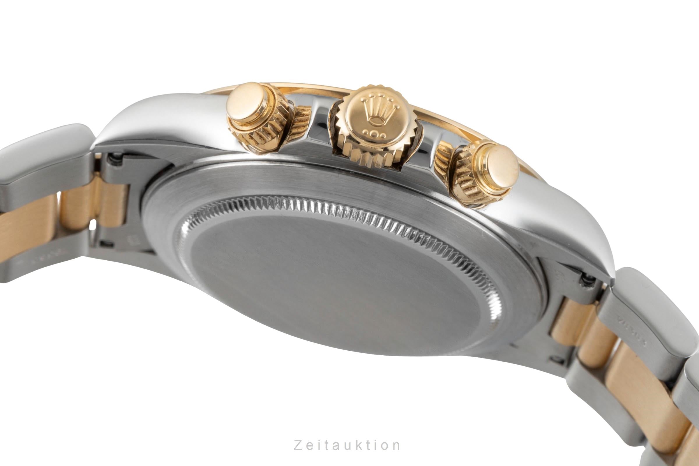 Rolex Daytona Zenith Chronograph Inverted 6 Stahl/Gold Automatik Ref. 16523 Box  [2601495]
