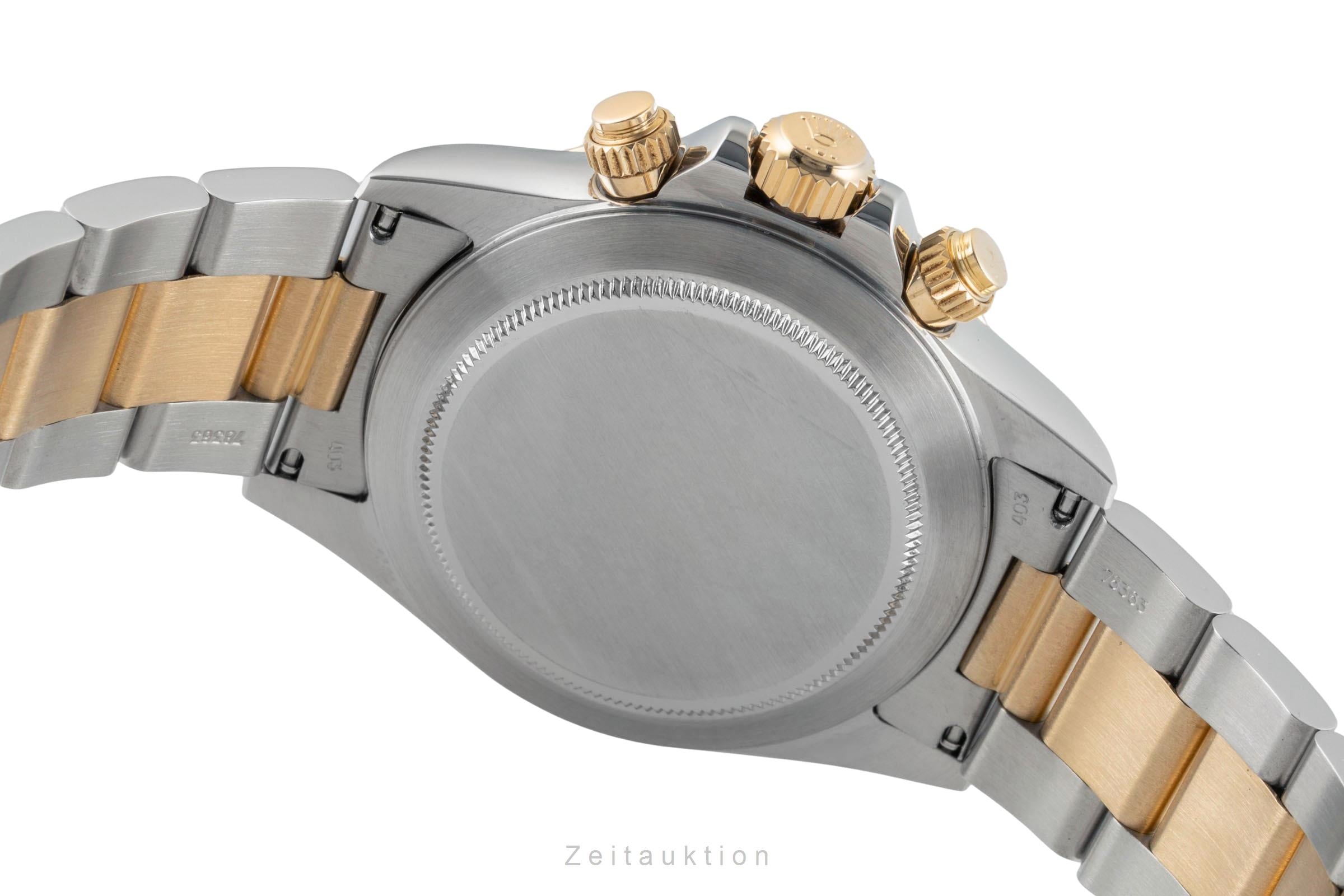 Rolex Daytona Zenith Chronograph Inverted 6 Stahl/Gold Automatik Ref. 16523 Box  [2601495]