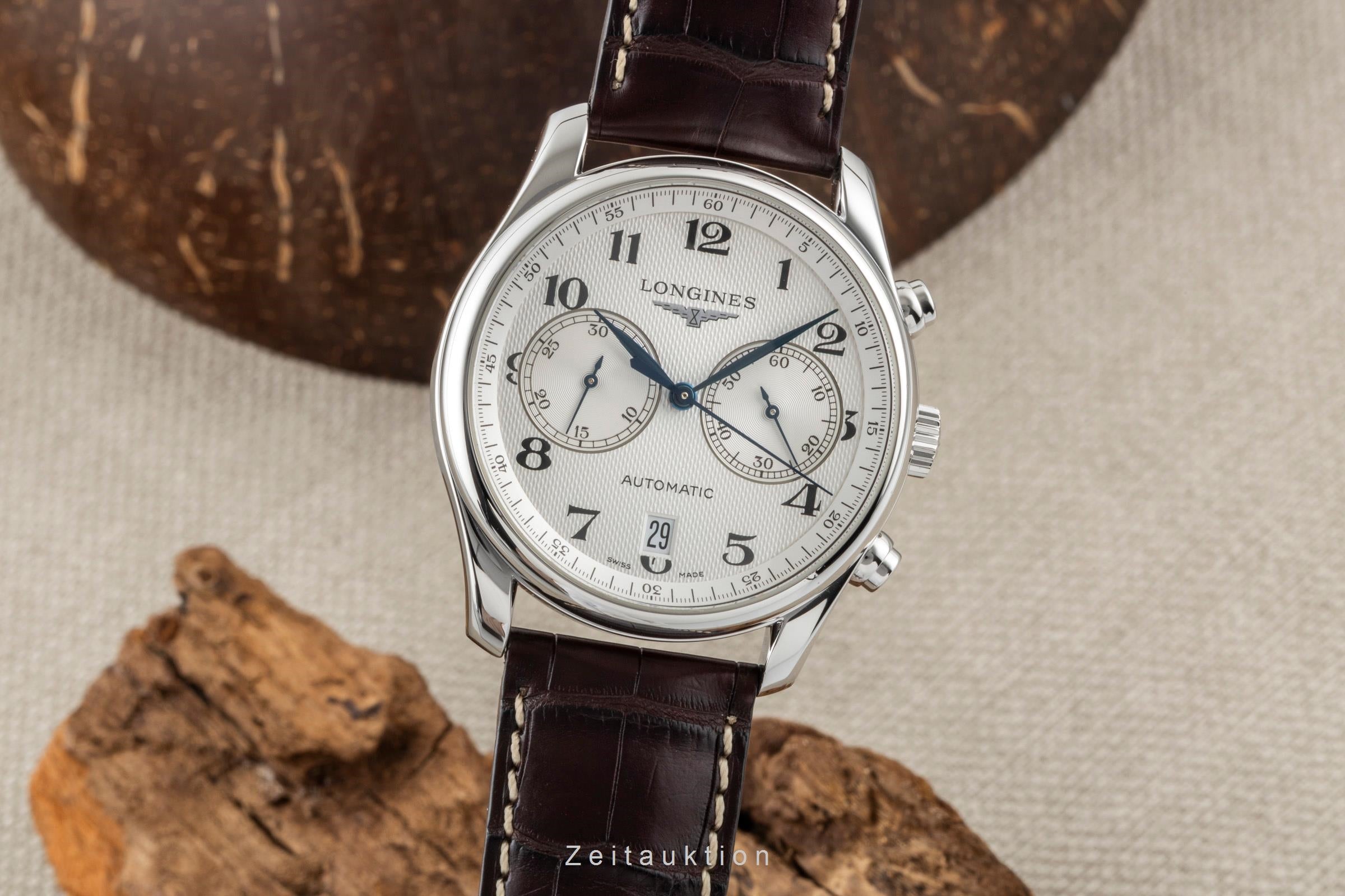 Longines Master Collection Chronograph Stahl Automatik Ref L2.629.4 B&P 2008 [2601498]
