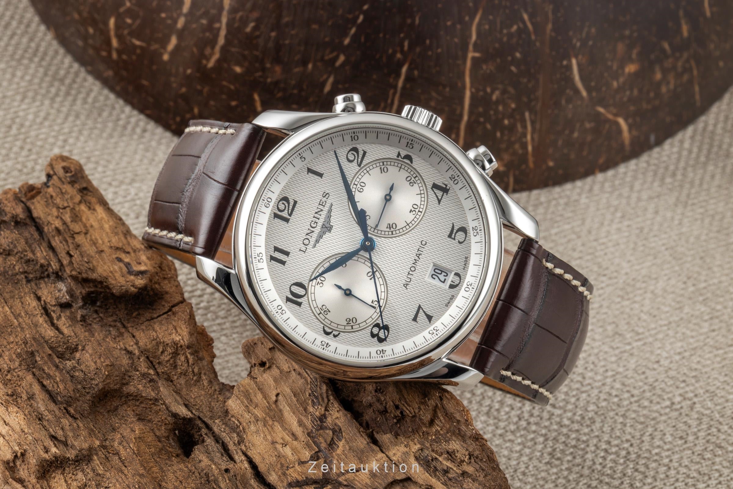 Longines Master Collection Chronograph Stahl Automatik Ref L2.629.4 B&P 2008 [2601498]