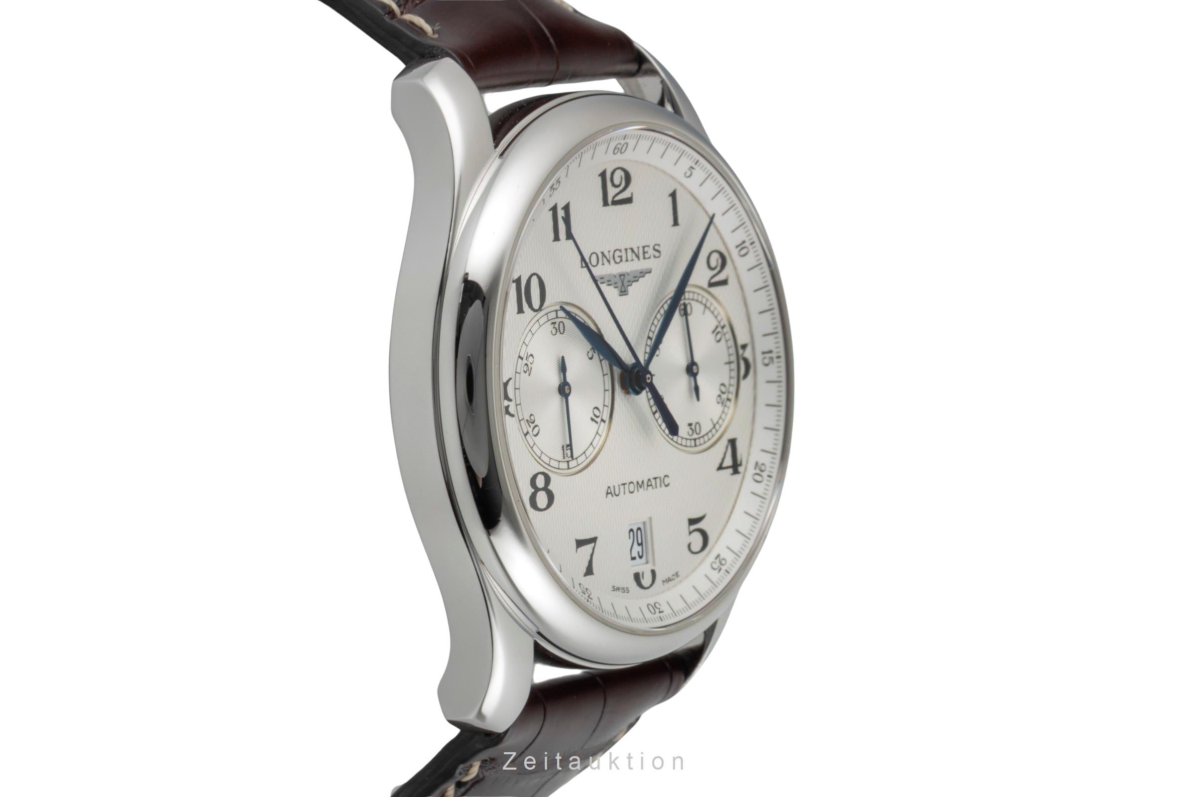 Longines Master Collection Chronograph Stahl Automatik Ref L2.629.4 B&P 2008 [2601498]