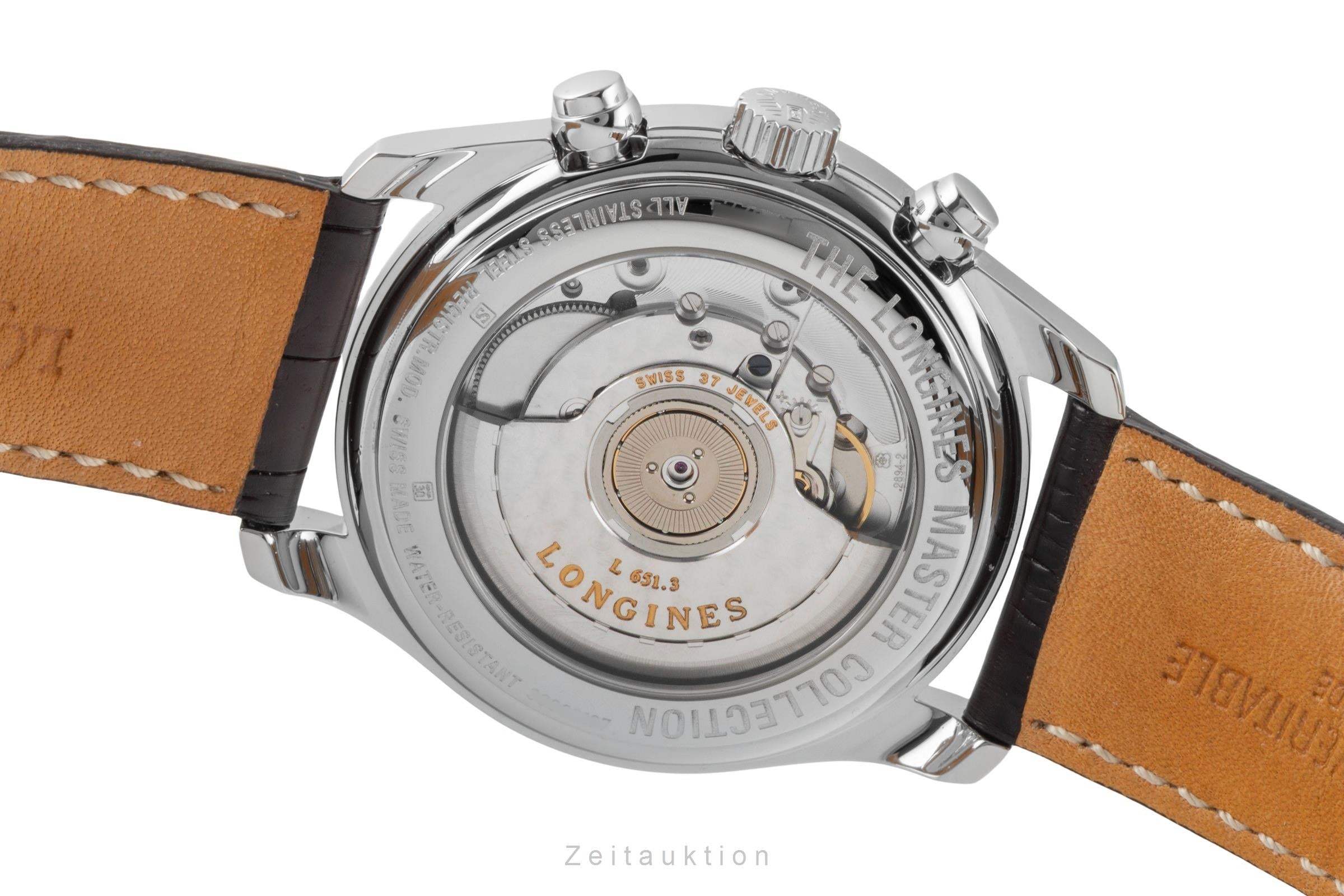 Longines Master Collection Chronograph Stahl Automatik Ref L2.629.4 B&P 2008 [2601498]