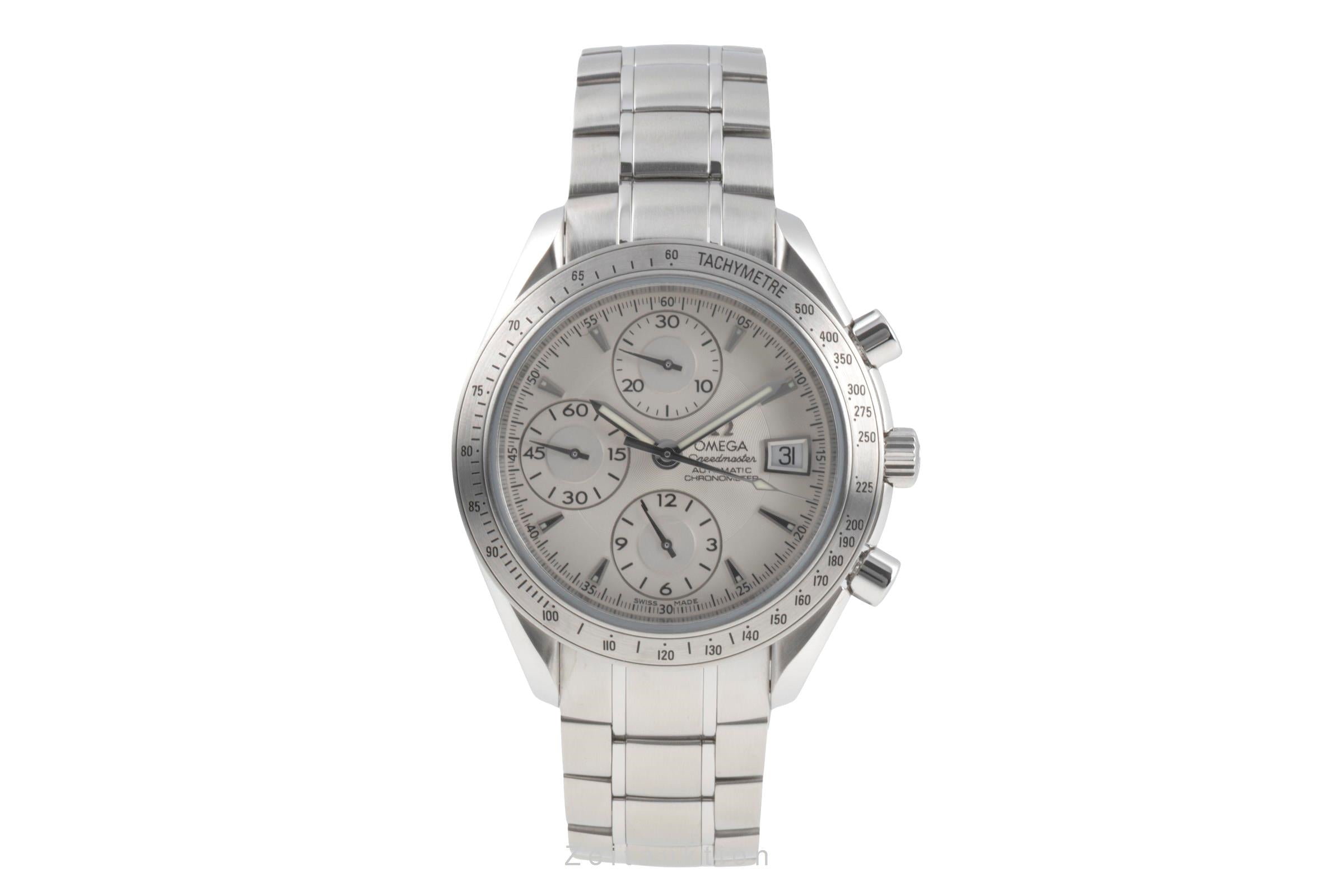 Omega Speedmaster Date chronographe acier automatique montre pour hommes 3211.30.00 LP: 6100EUR  [2601503]