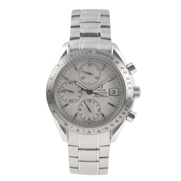 Omega Speedmaster Date chronographe acier automatique montre pour hommes 3211.30.00 LP: 6100EUR  [2601503]