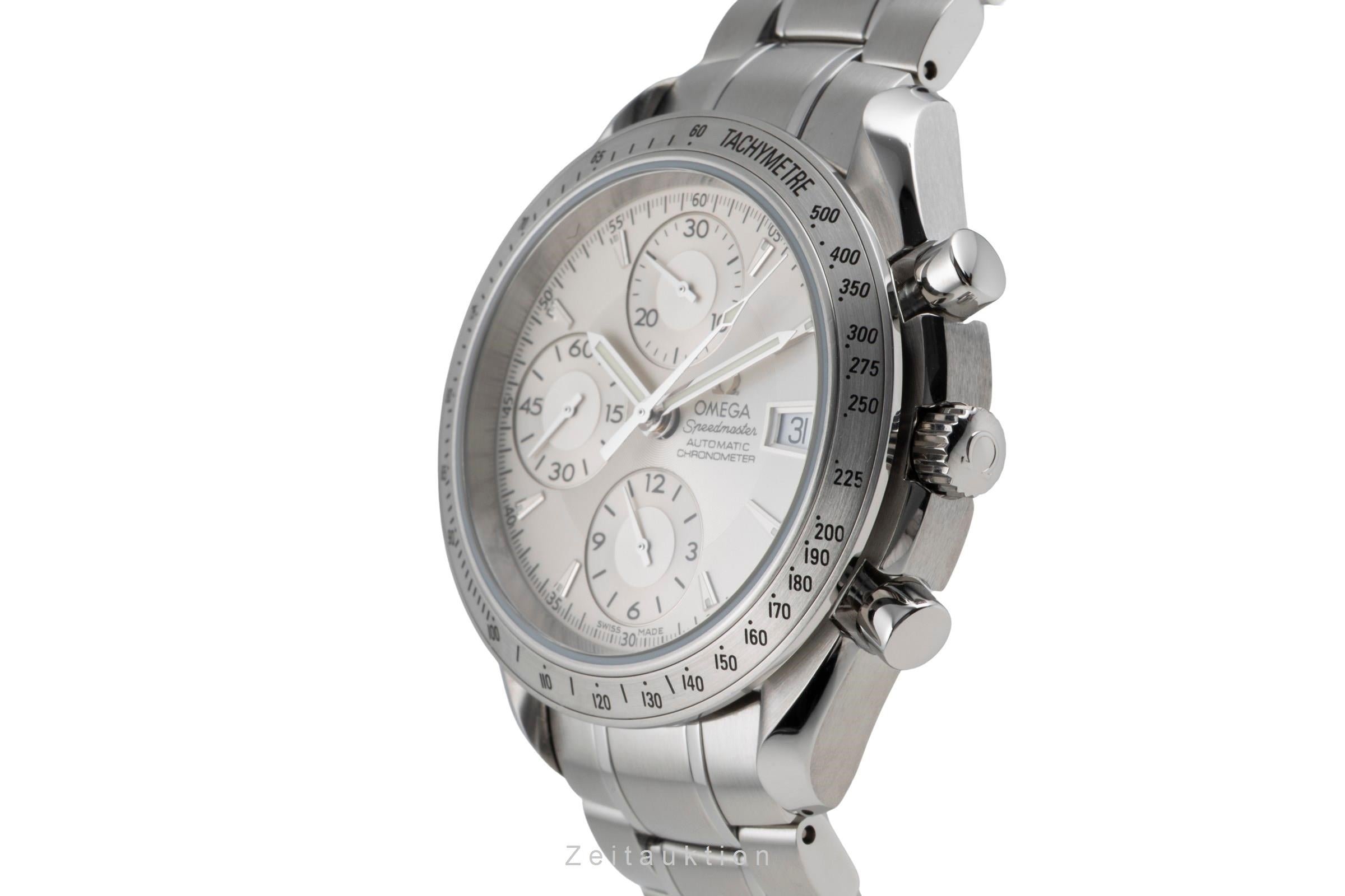 Omega Speedmaster Date chronographe acier automatique montre pour hommes 3211.30.00 LP: 6100EUR  [2601503]