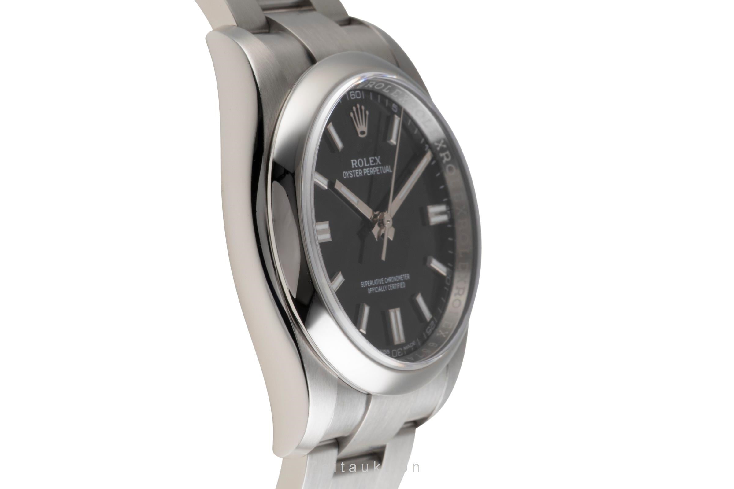 Rolex Oyster Perpetual 36 Black Dial Edelstahl Automatik Herrenuhr Ref. 116000  [2601504]