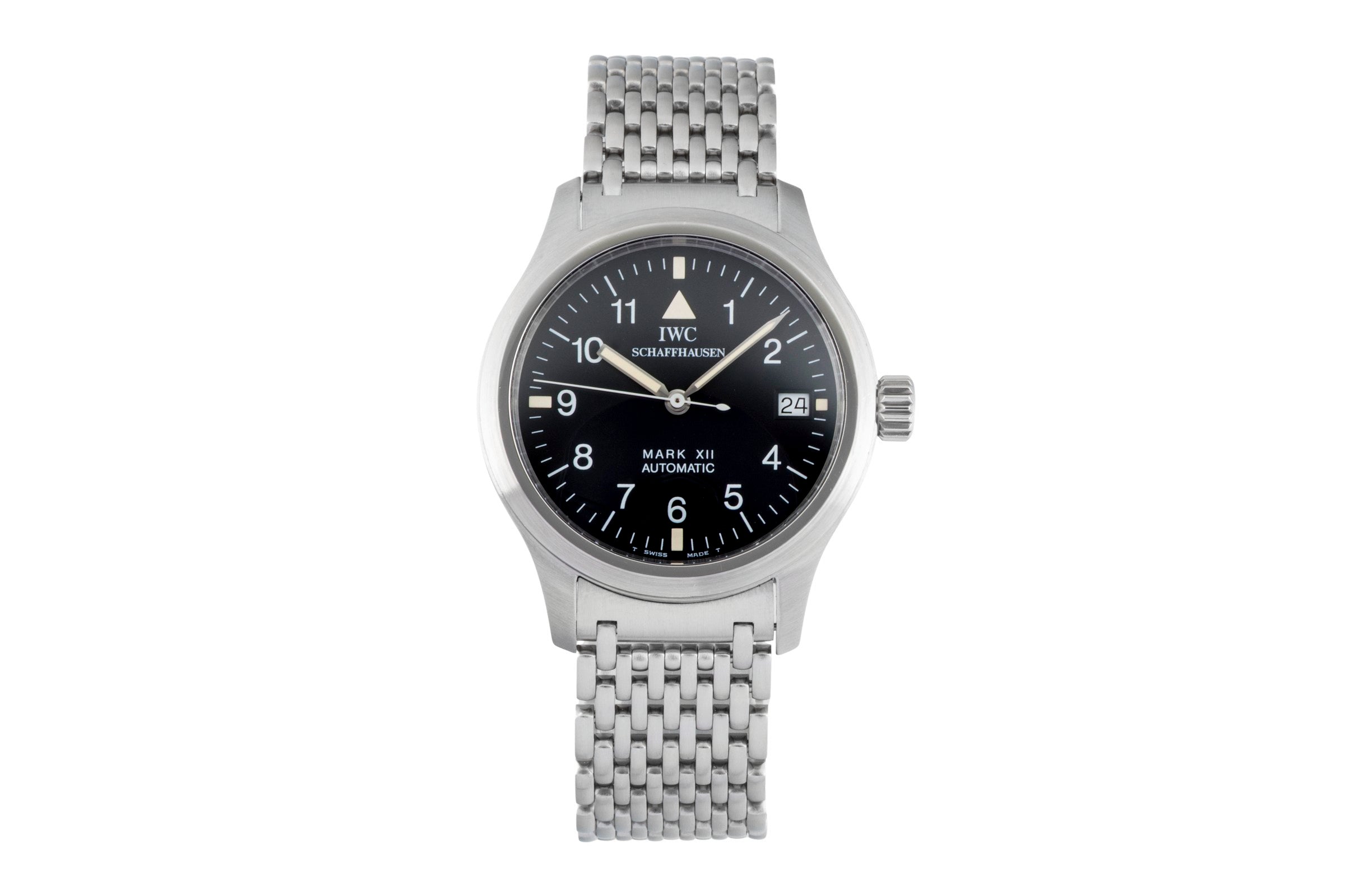 IWC Pilot acero automático reloj para caballeros IW324102  [2601505]
