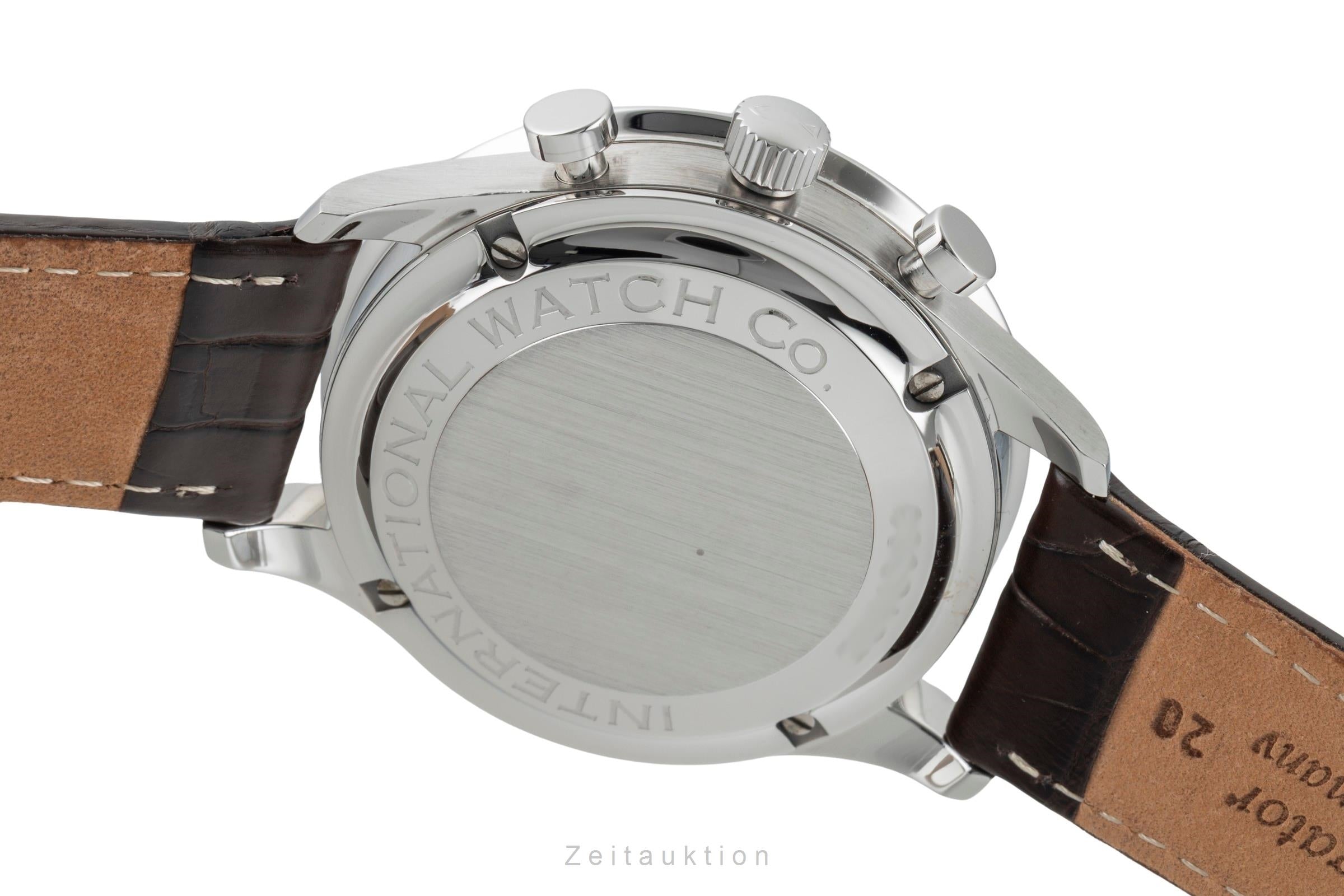 IWC Portugieser chronographe acier automatique montre pour hommes IW371401  [2601506]