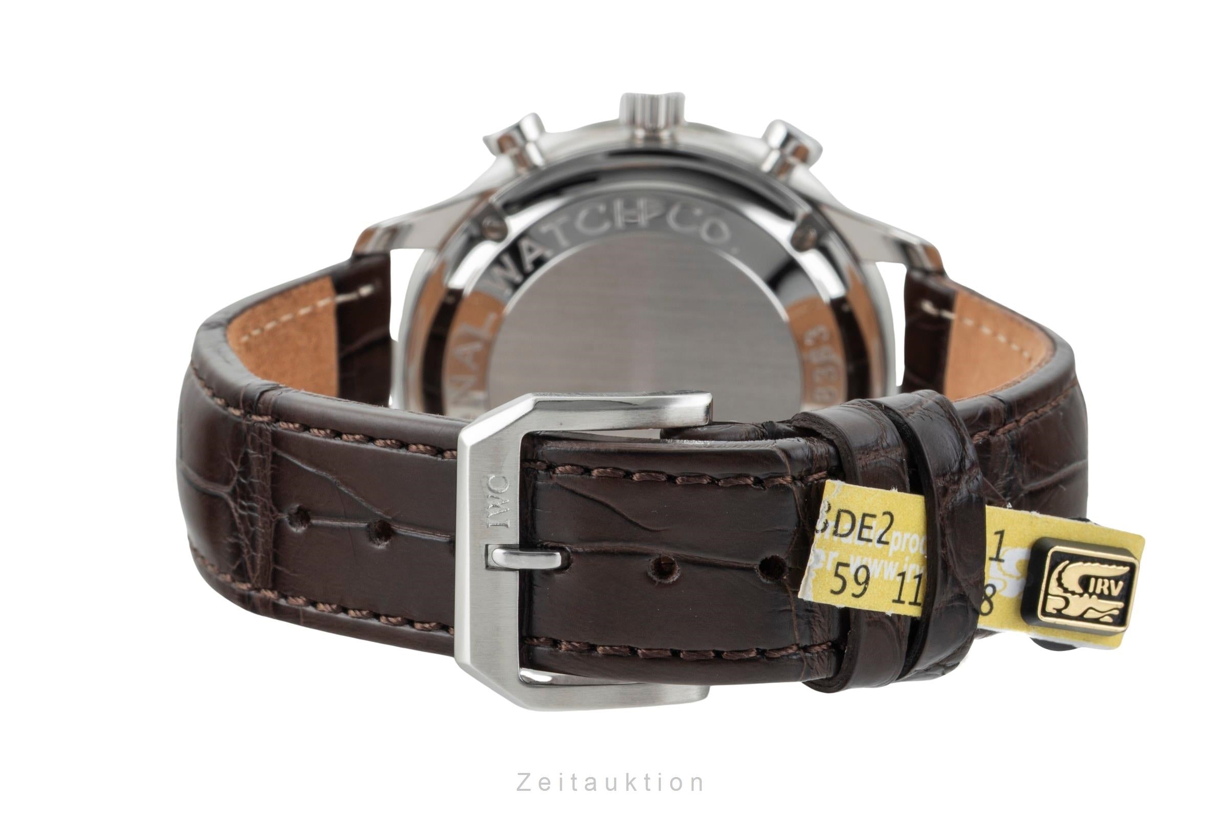 IWC Portugieser chronographe acier automatique montre pour hommes IW371401  [2601506]
