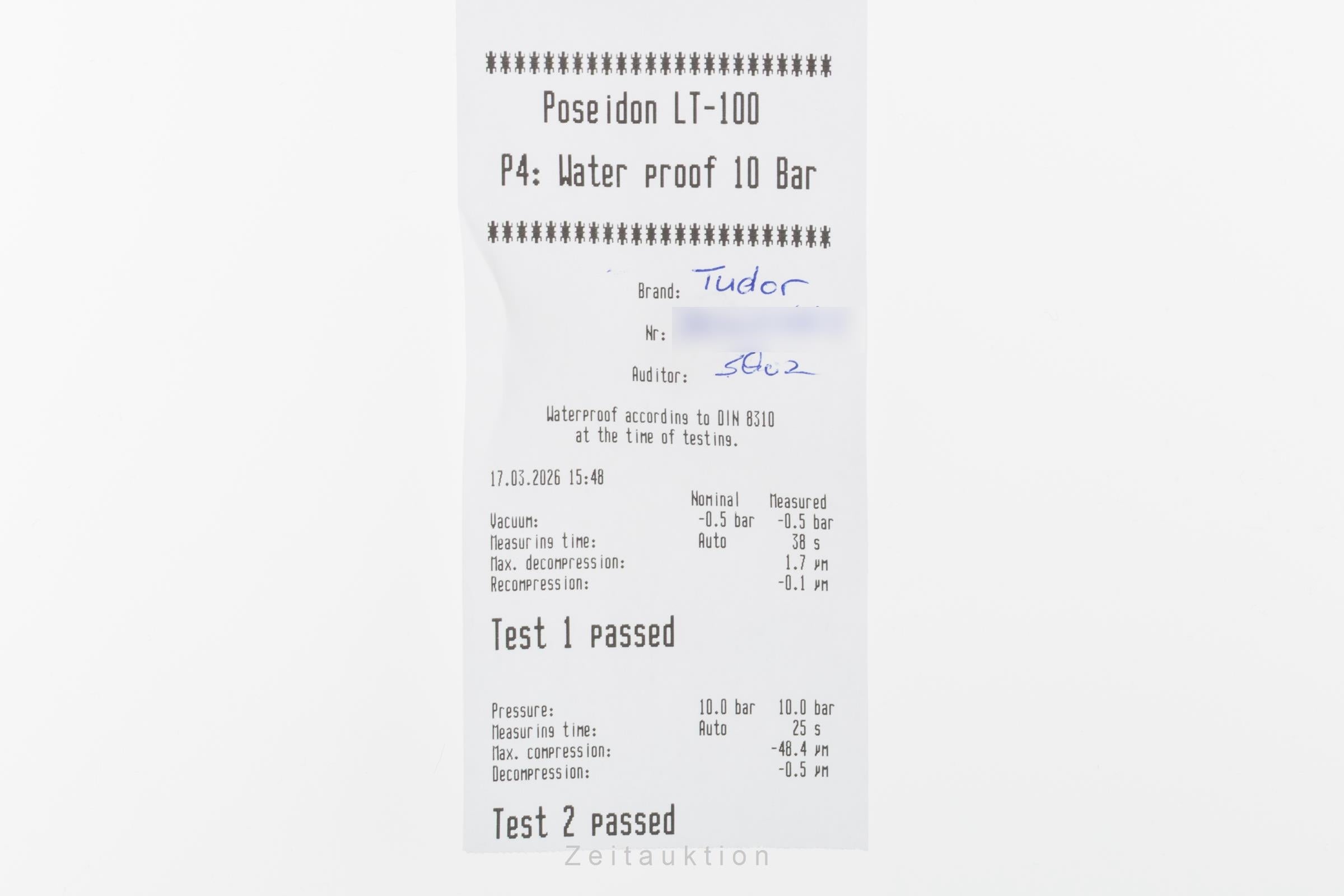 Tudor Ranger steel automatic men's watch 79950-0011 LP: 3250EUR  [2601510]