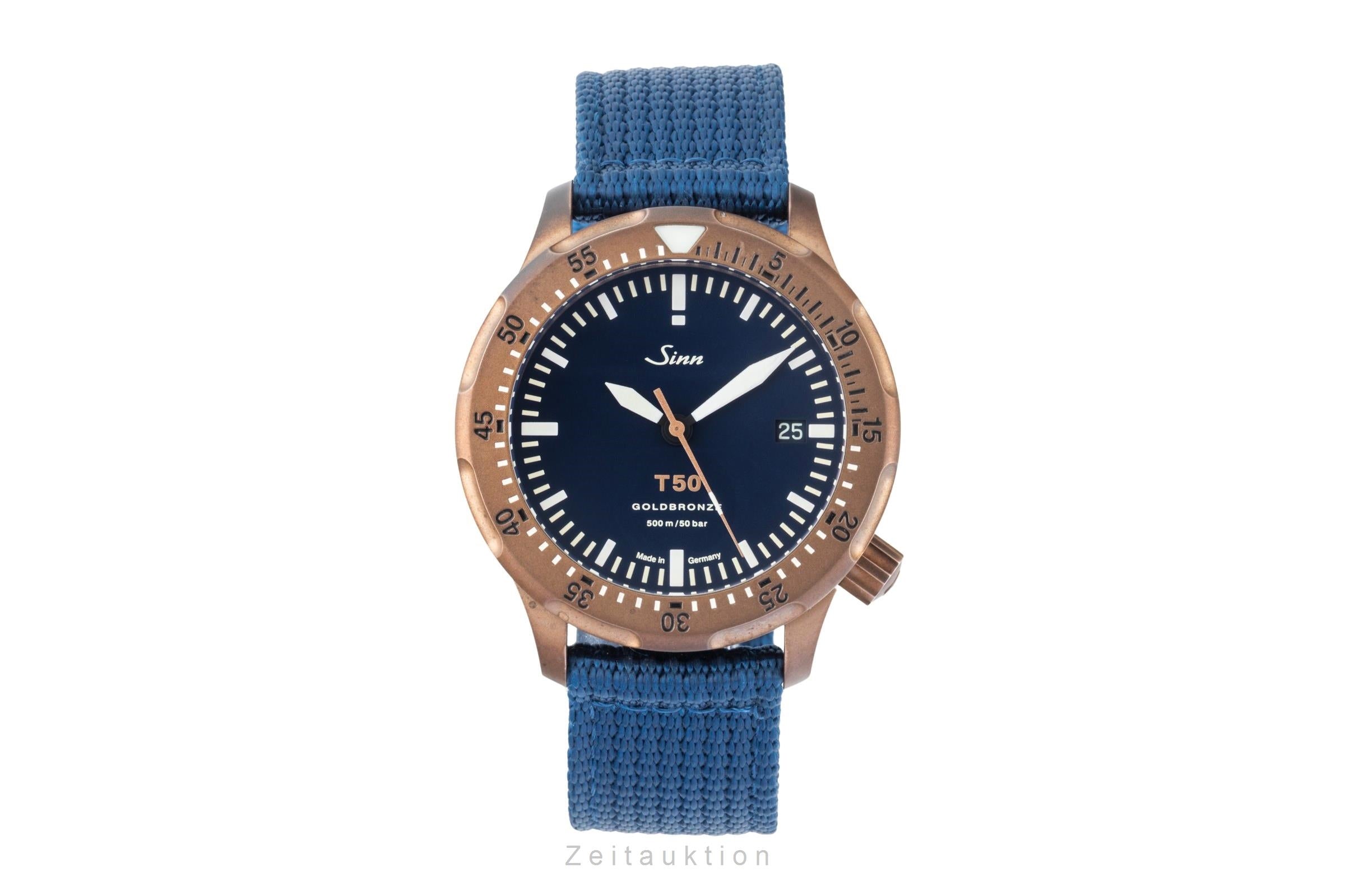 Sinn T50 bronze automatic men's watch 1052.062 LP: 4980EUR Limited  [2601516]
