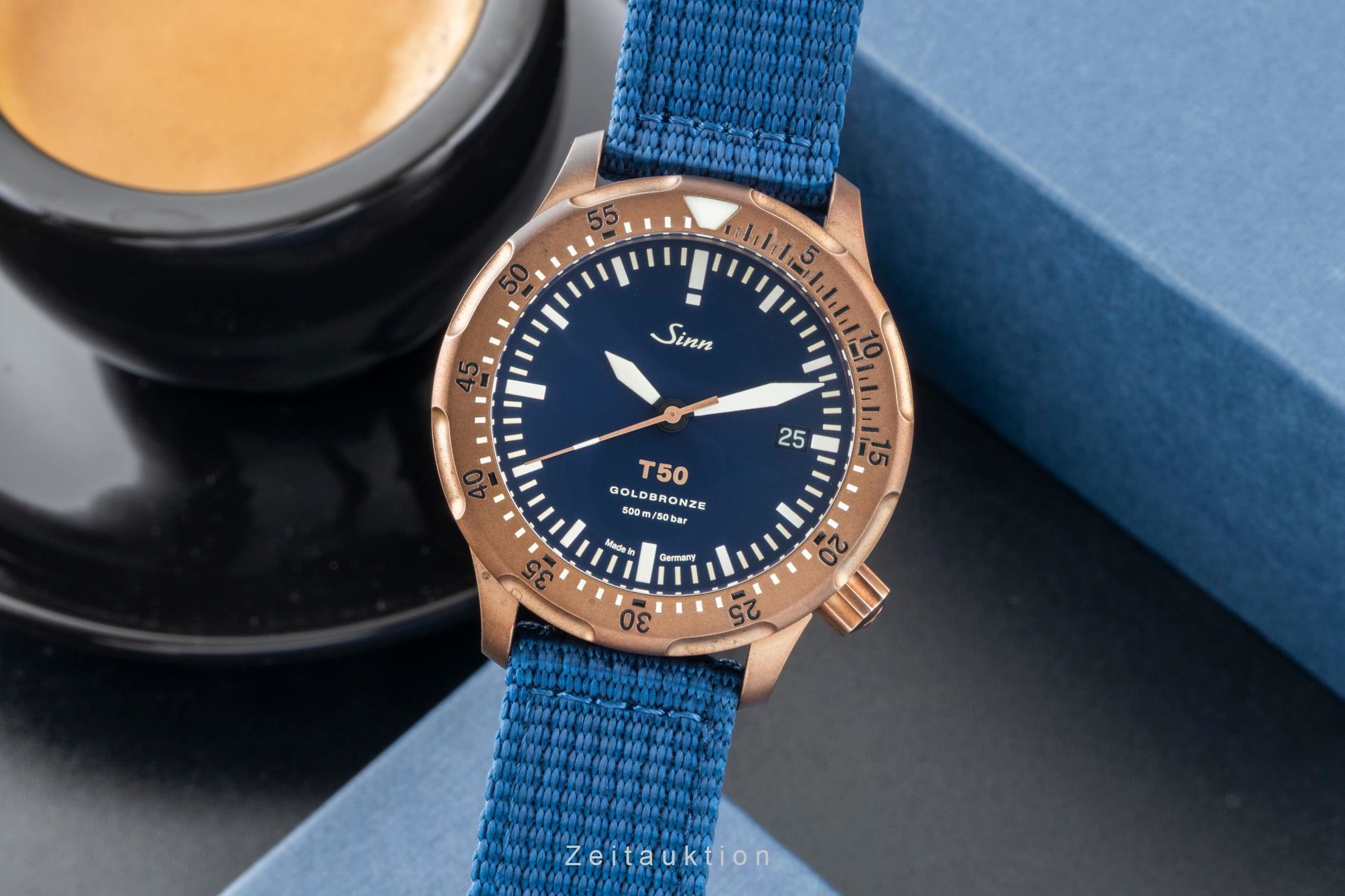 Sinn T50 bronze automatic men's watch 1052.062 LP: 4980EUR Limited  [2601516]