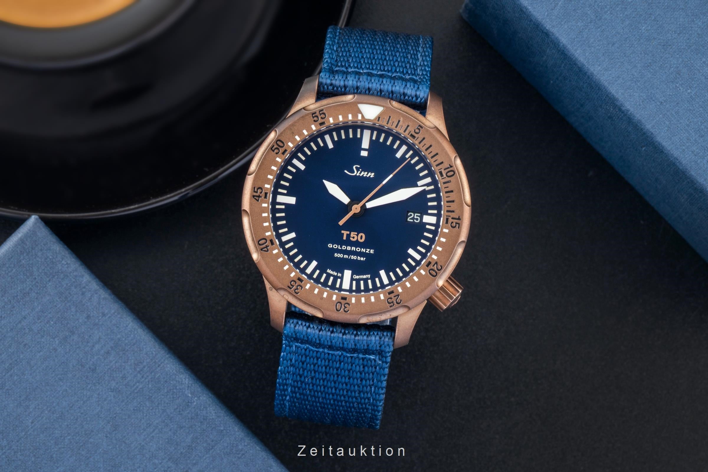 Sinn T50 bronze automatic men's watch 1052.062 LP: 4980EUR Limited  [2601516]