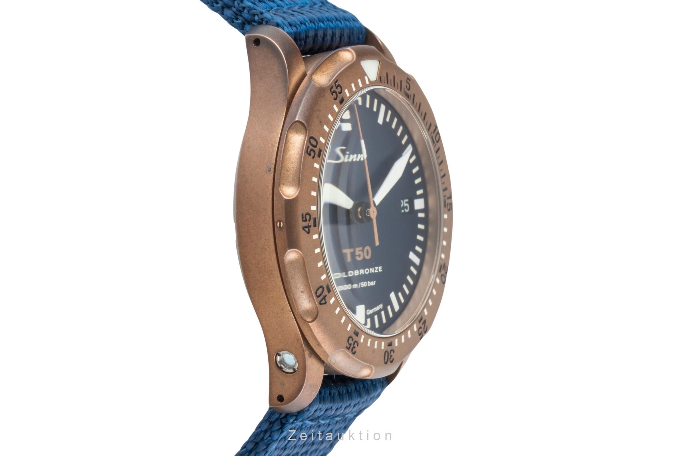 Sinn T50 bronze automatic men's watch 1052.062 LP: 4980EUR Limited  [2601516]