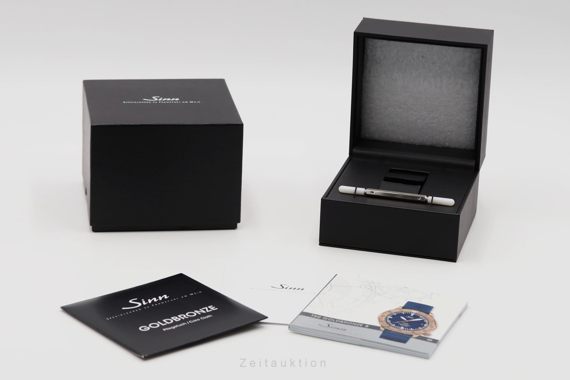 Sinn T50 bronze automatic men's watch 1052.062 LP: 4980EUR Limited  [2601516]