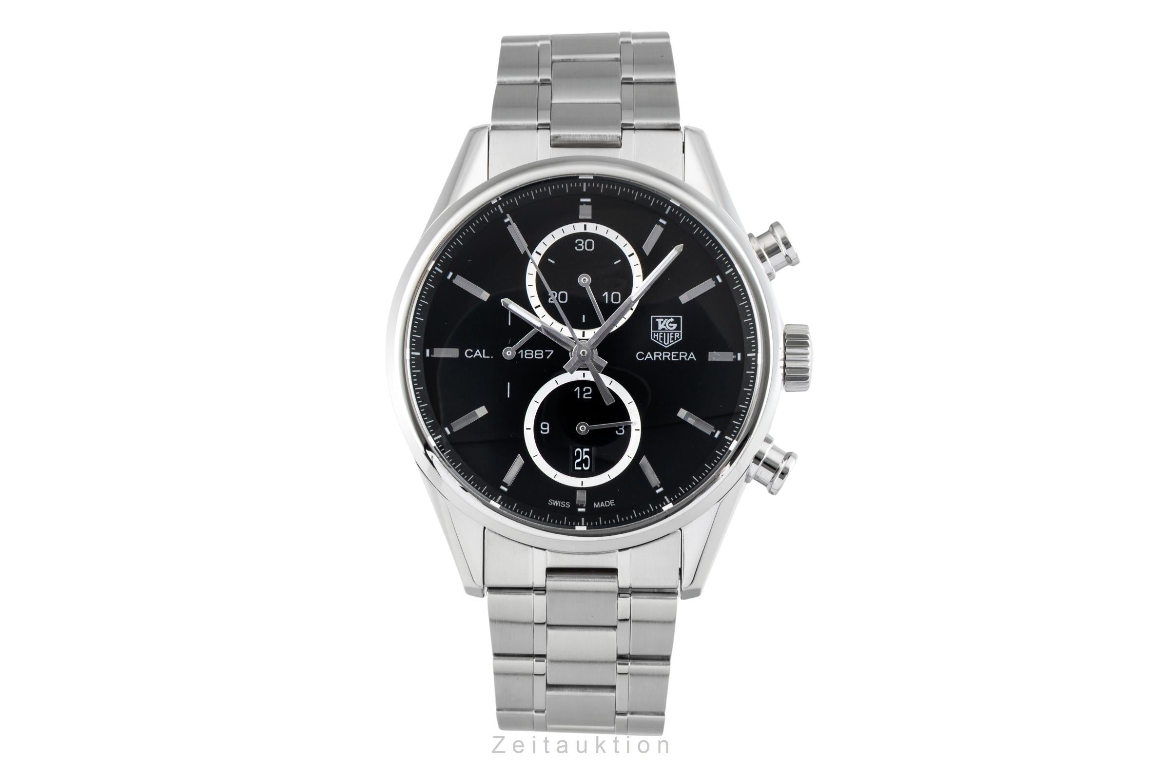 Tag Heuer Carrera Chronograph Stahl Automatik Herrenuhr Ref. CAR2110-0 [2601517]
