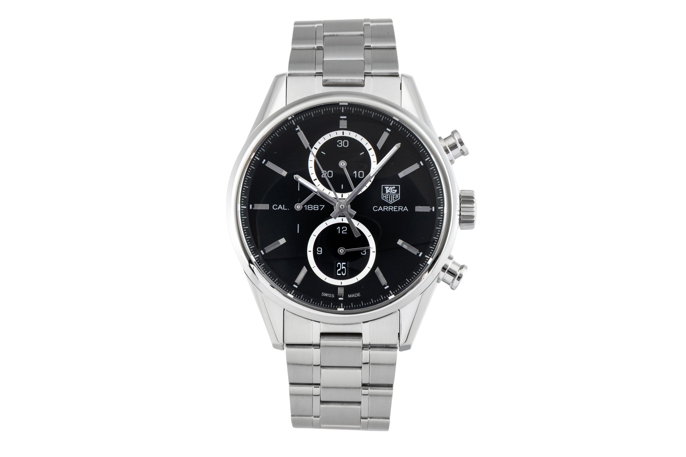 Tag Heuer Carrera chronographe acier automatique montre pour hommes CAR2110-0  [2601517]
