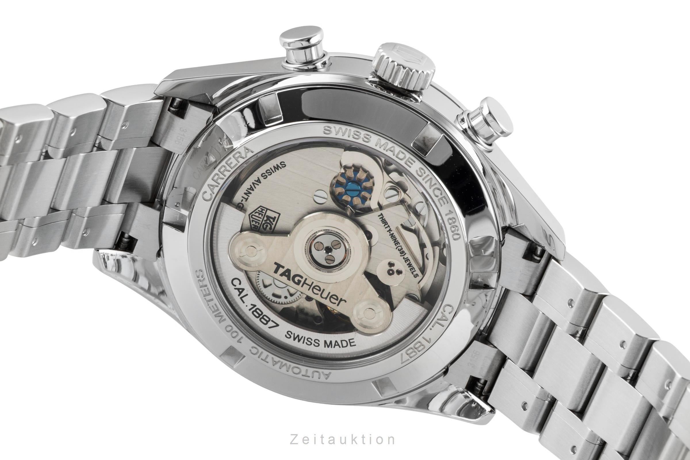 Tag Heuer Carrera Chronograph Stahl Automatik Herrenuhr Ref. CAR2110-0 [2601517]