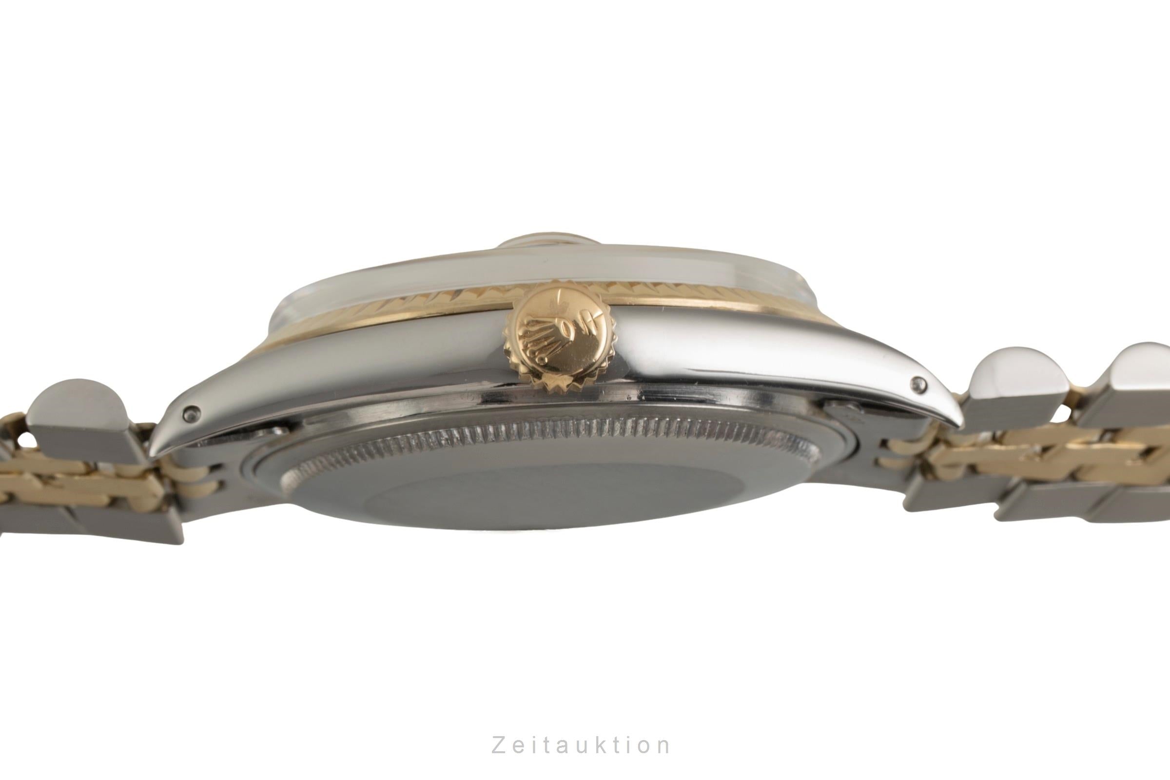 Rolex Datejust acier / or  automatique montre pour hommes 1601 Vintage  [2601521]