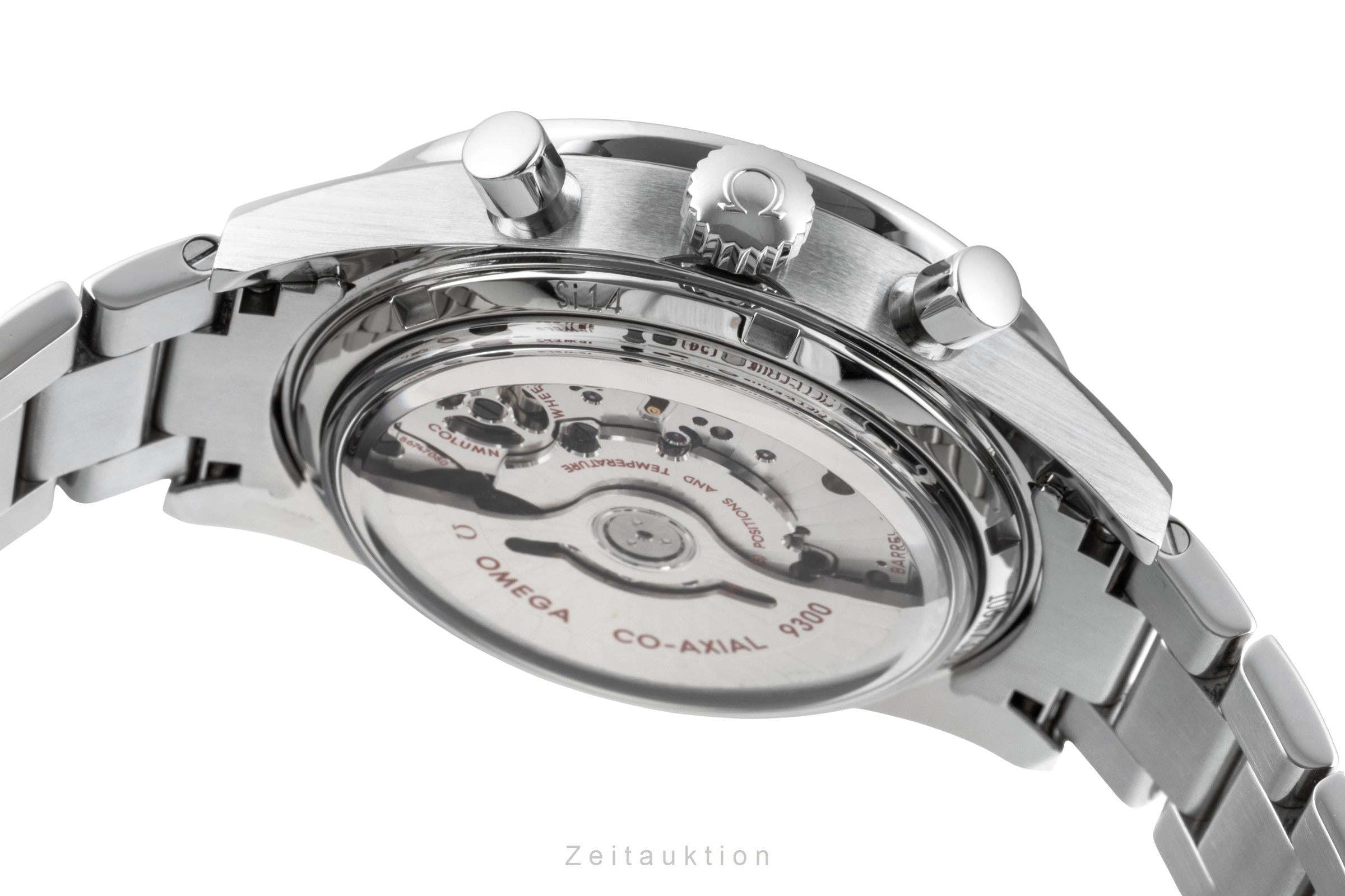 Omega Speedmaster chronograph steel automatic Kal. 9300 Ref