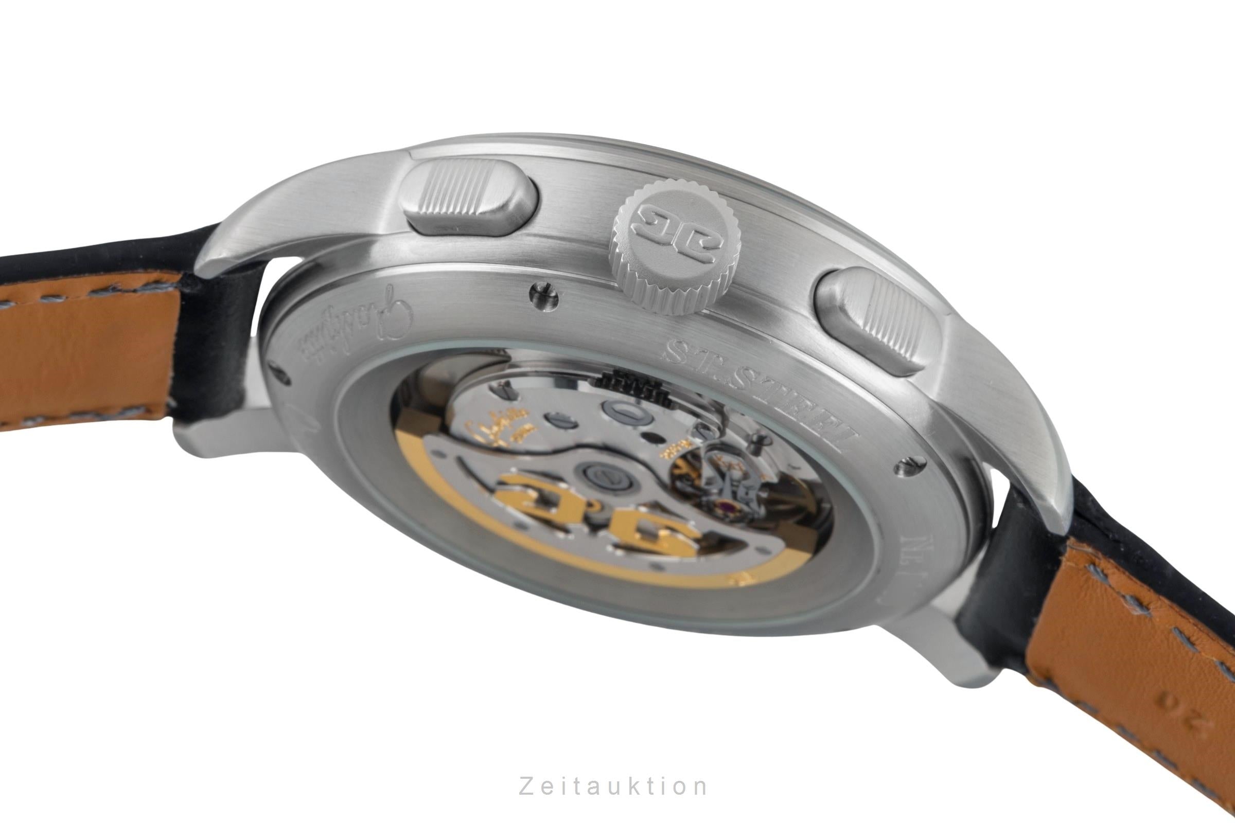 Glashütte Senator Navigator Chronograph Stahl Automatik Ref. 1-39-34-17-17-04  [2601526]