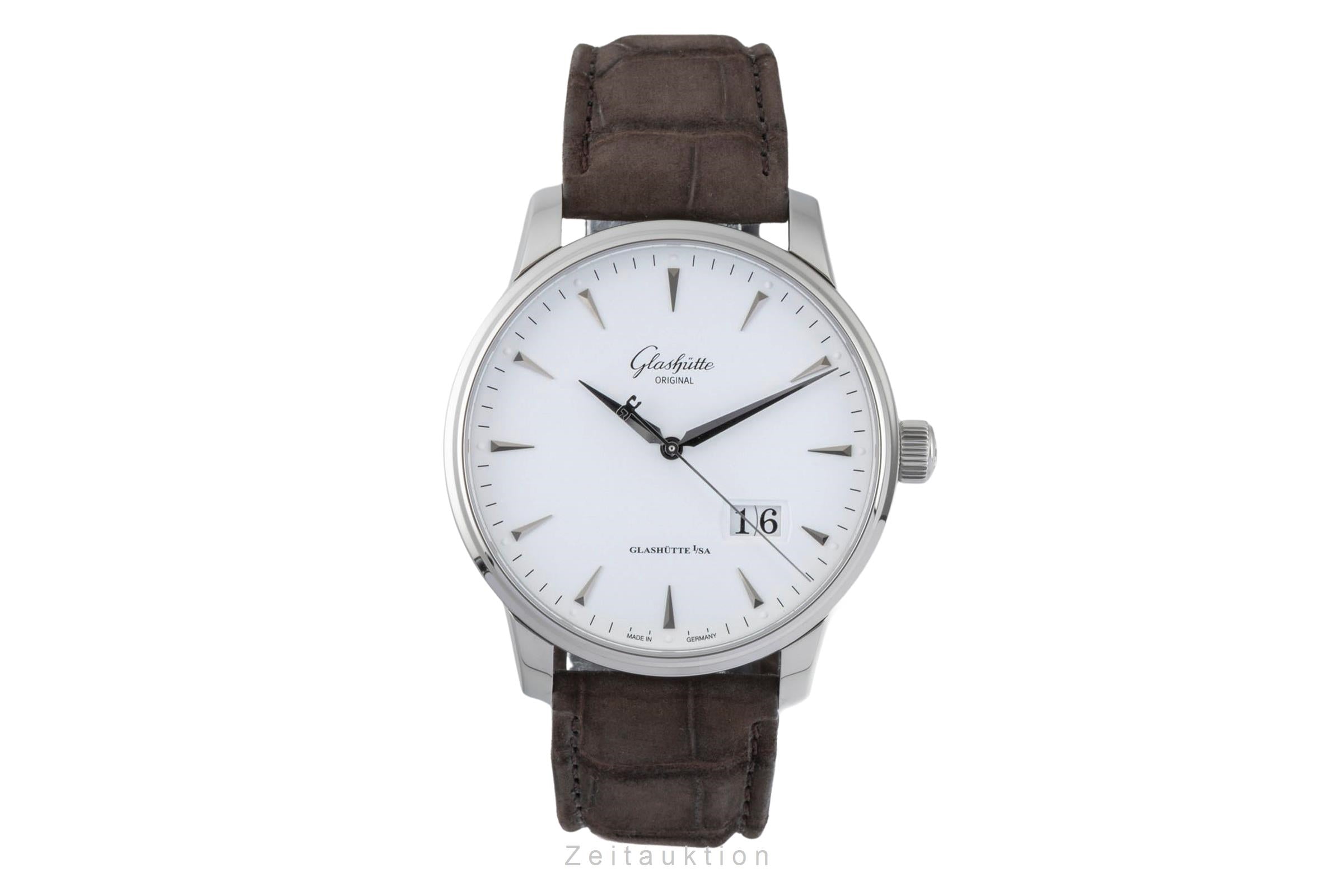 Glashütte Senator acero automático reloj para caballeros 1-36-03-05-02-51  [2601527]