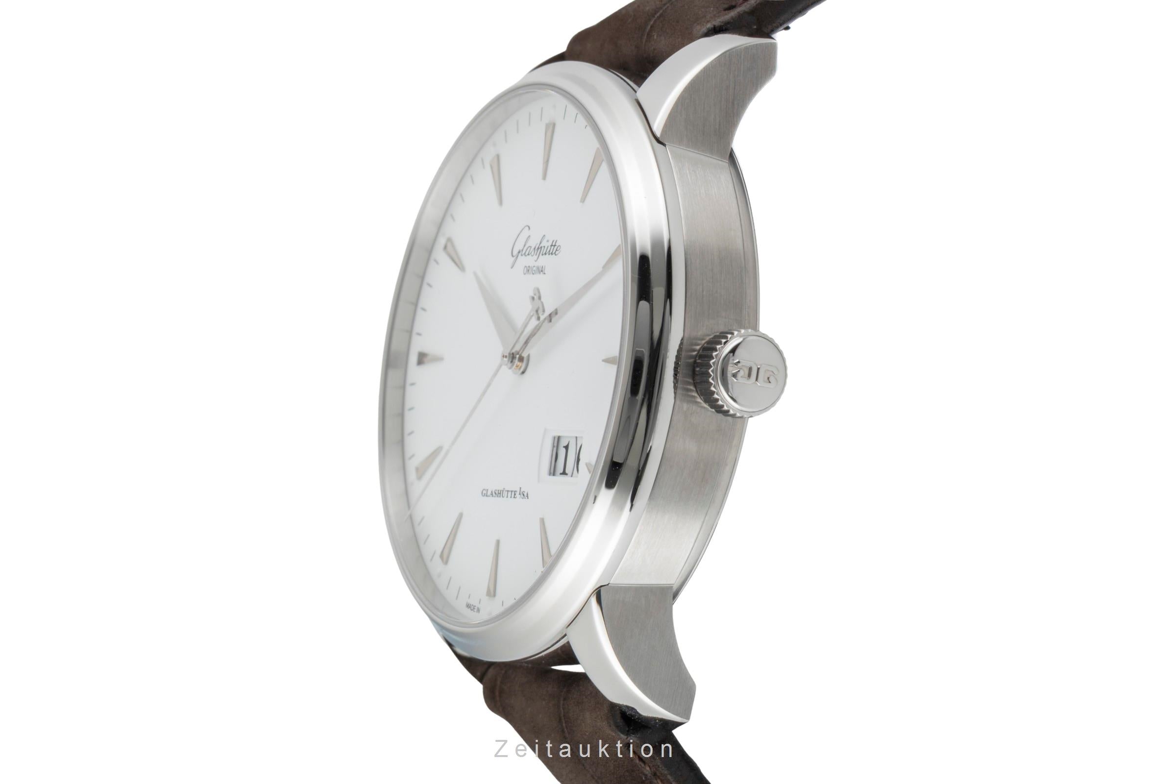 Glashütte Senator acero automático reloj para caballeros 1-36-03-05-02-51  [2601527]