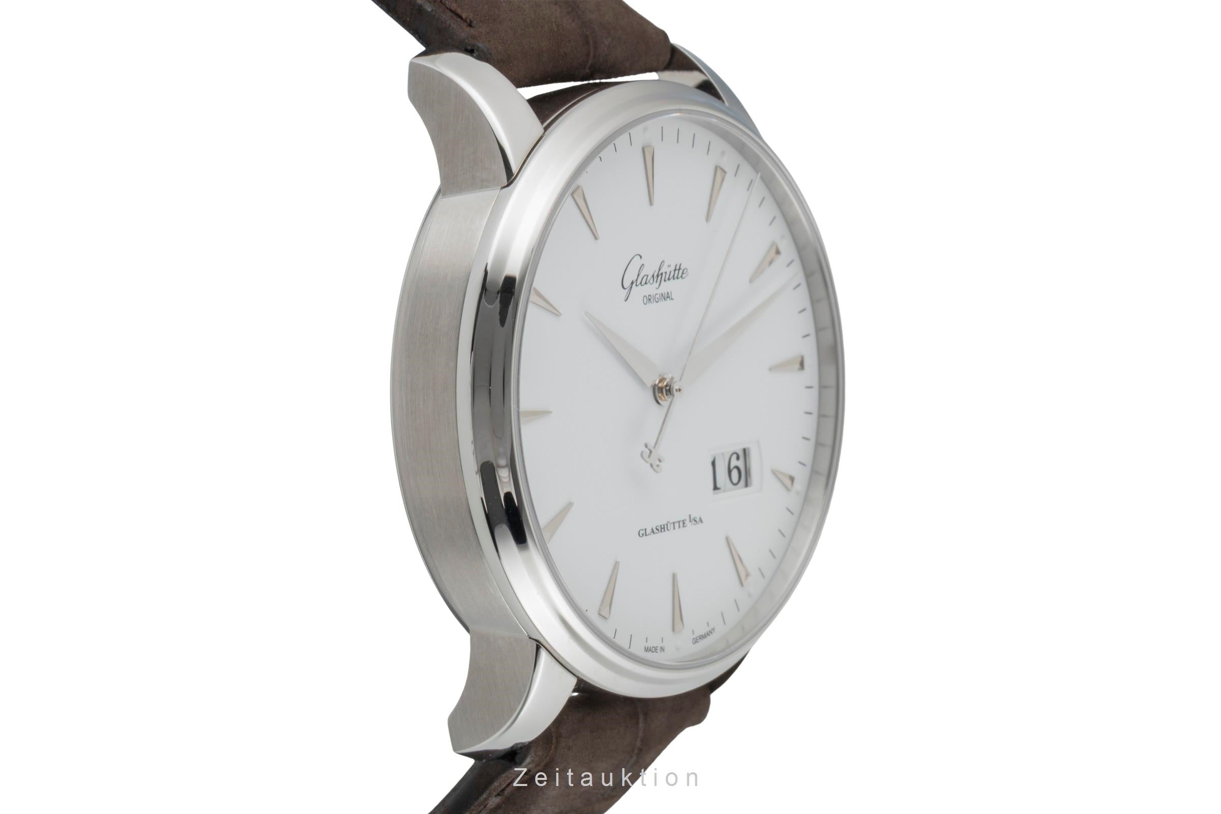 Glashütte Senator acero automático reloj para caballeros 1-36-03-05-02-51  [2601527]