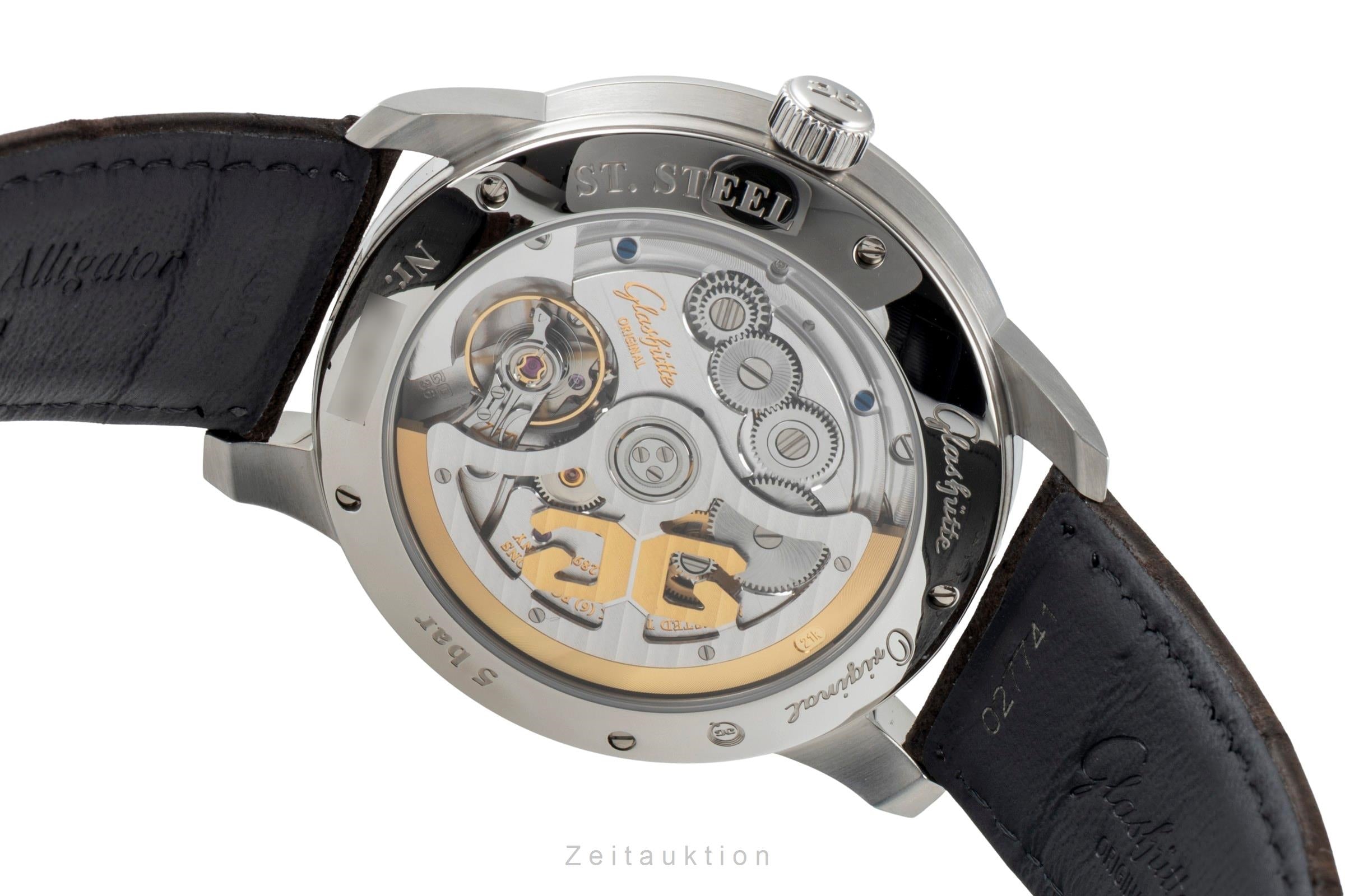 Glashütte Senator acero automático reloj para caballeros 1-36-03-05-02-51  [2601527]