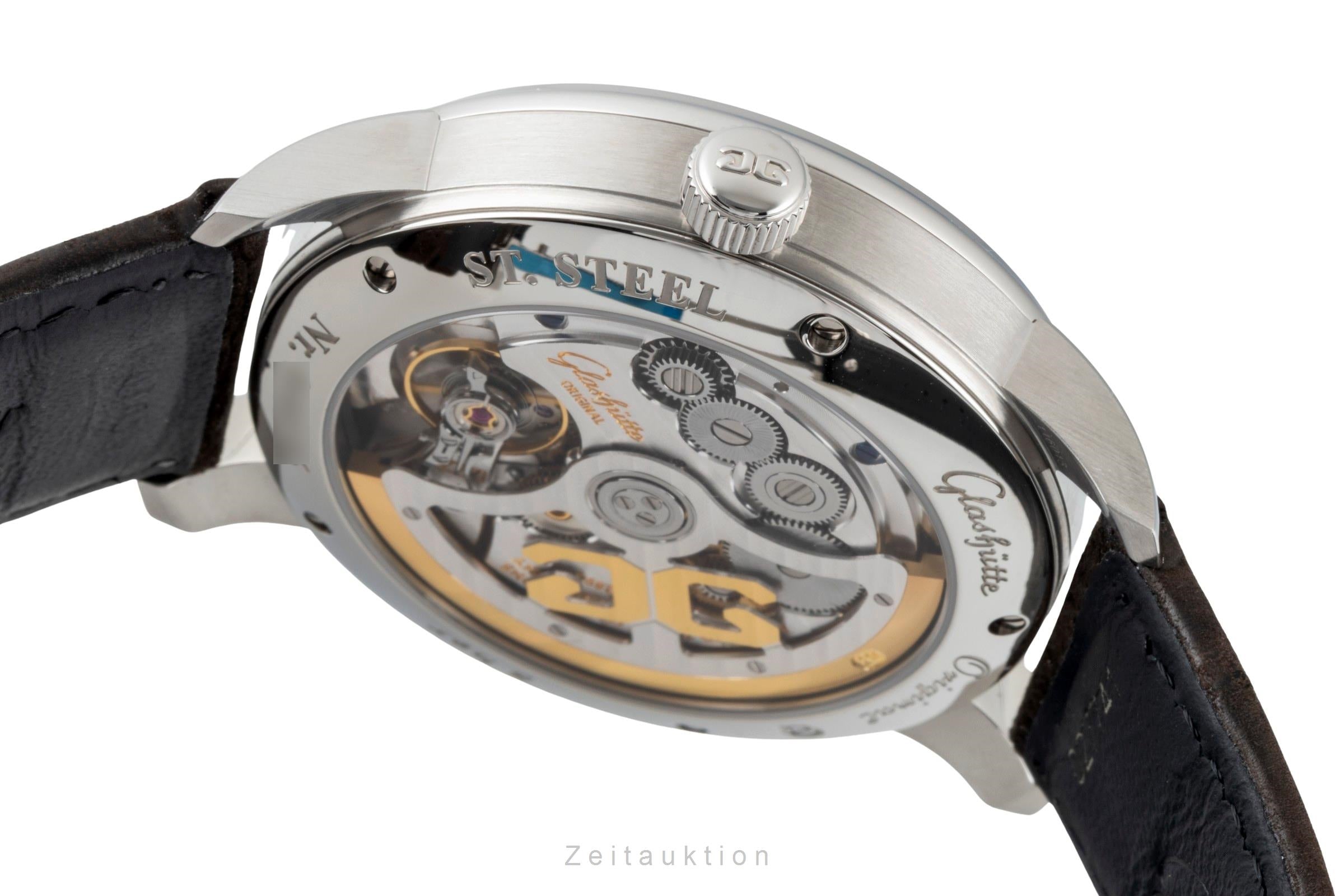 Glashütte Senator acero automático reloj para caballeros 1-36-03-05-02-51  [2601527]