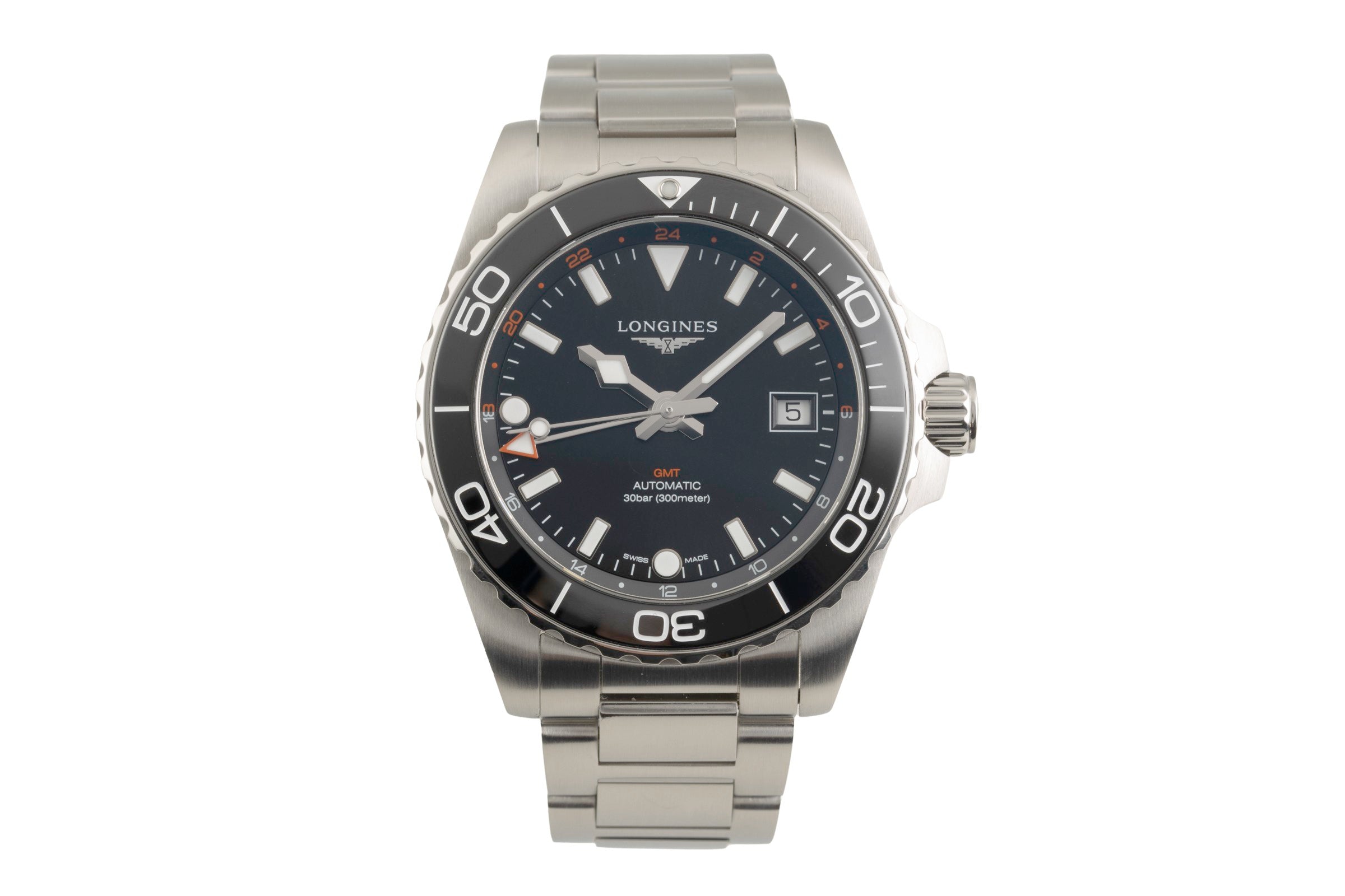 Longines Hydro Conquest Stahl Automatik Herrenuhr Ref. L3.790.4.56.6 B&P 2025 [2601528]