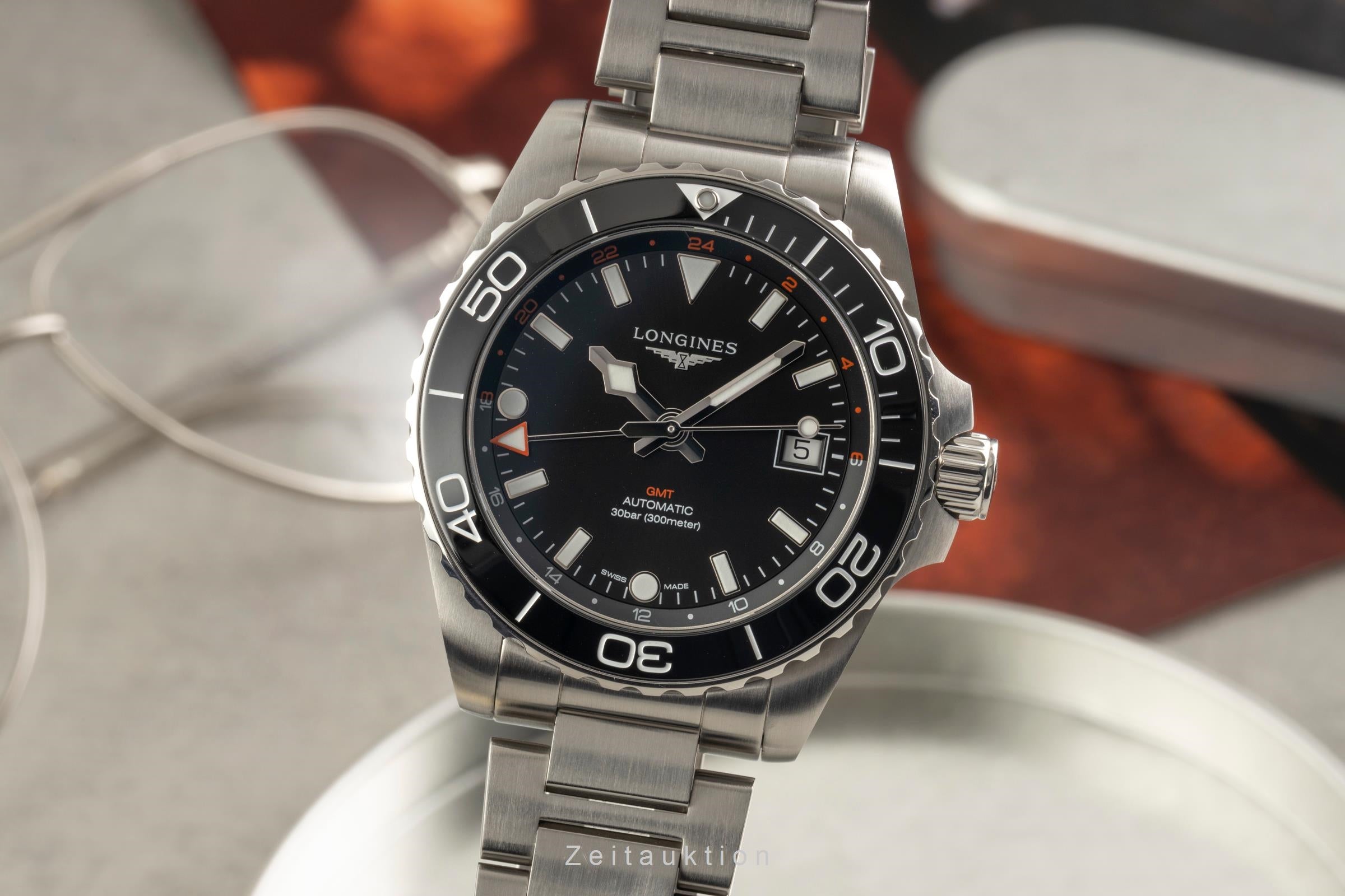 Longines Hydro Conquest acciaio automatismo orologio da uomo L3.790.4.56.6  [2601528]