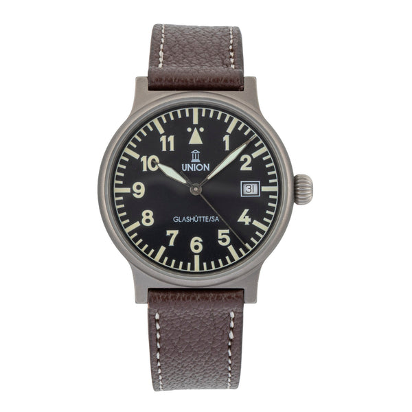 Union Glashütte Fliegeruhr Titan Automatik Herrenuhr Klassiker  [2601530]