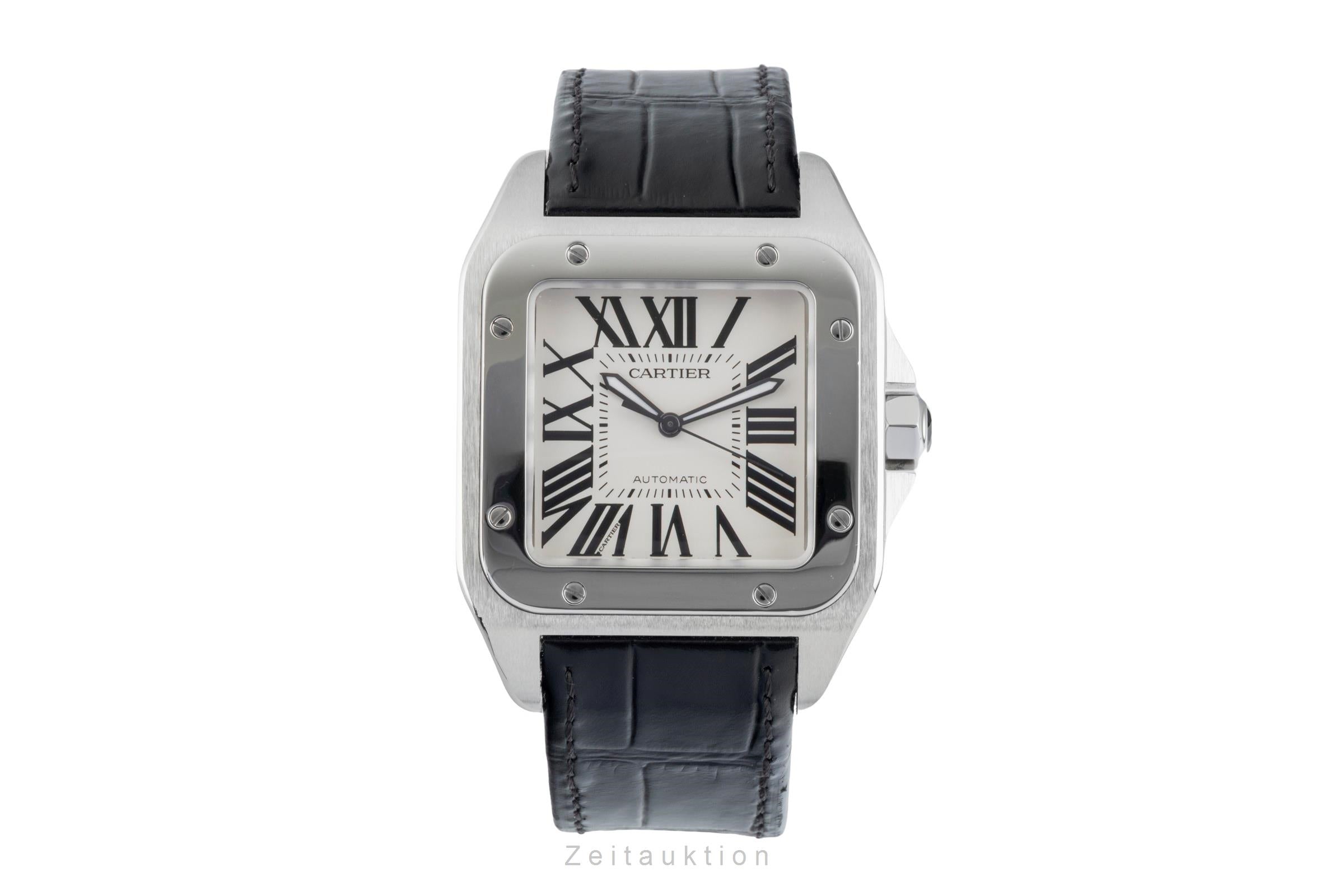 Cartier Santos 100 XL Stahl  Automatik Herrenuhr Ref. 2656 Klassiker  [2601532]