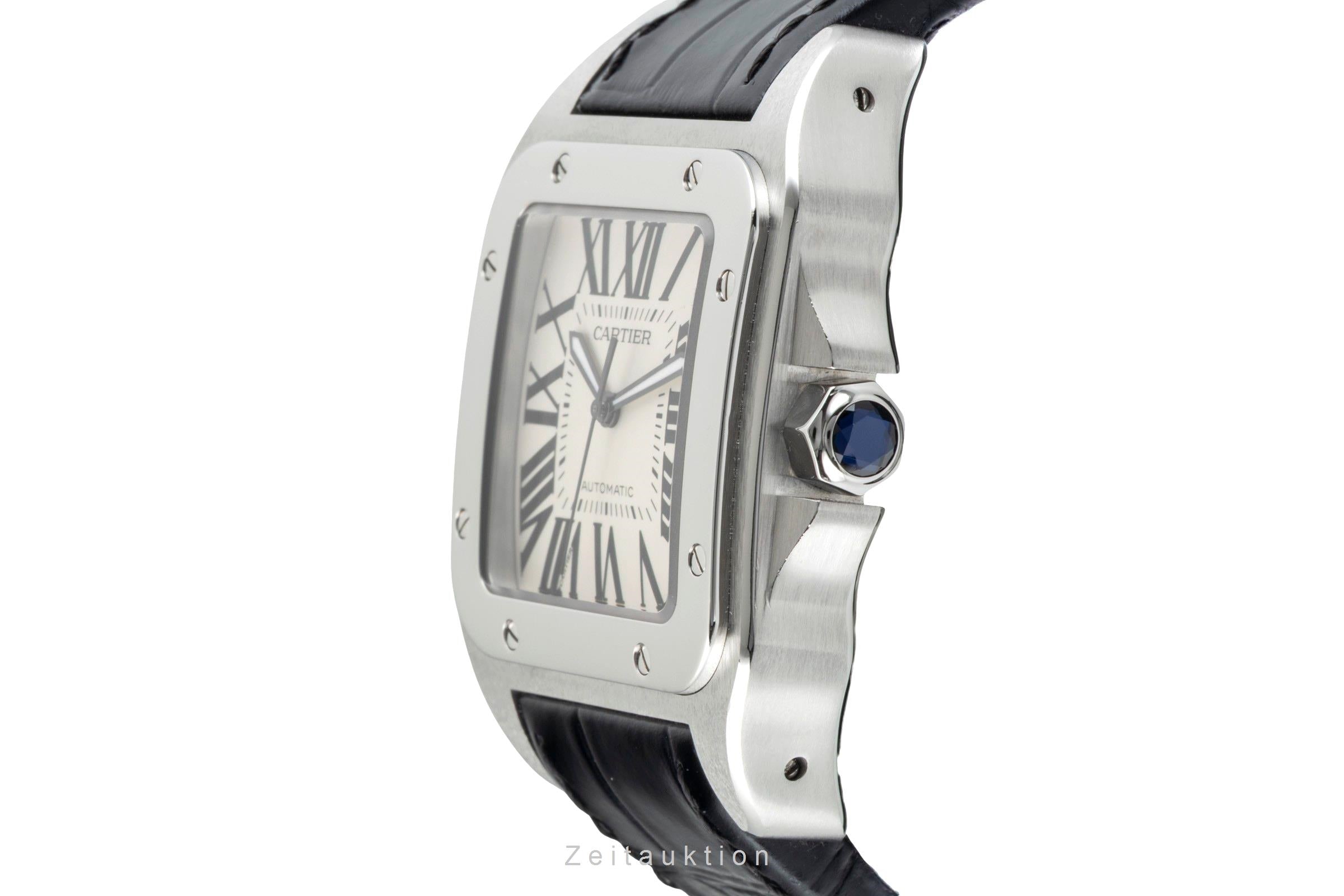 Cartier Santos 100 XL Stahl  Automatik Herrenuhr Ref. 2656 Klassiker  [2601532]