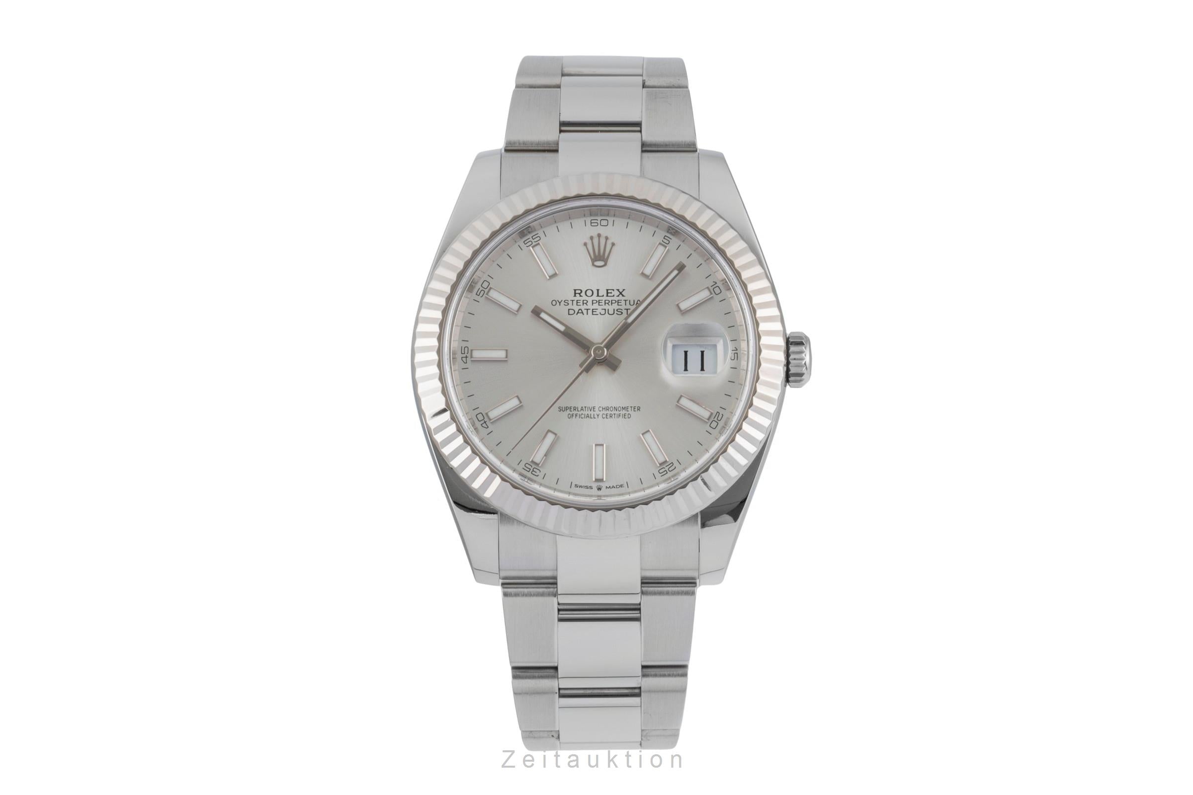 Rolex Datejust steel / white gold automatic men's watch 126334  [2601534]