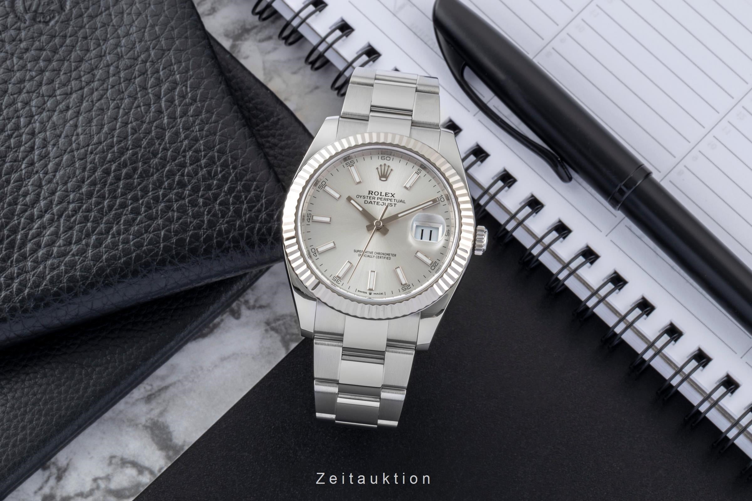 Rolex Datejust steel / white gold automatic men's watch 126334  [2601534]